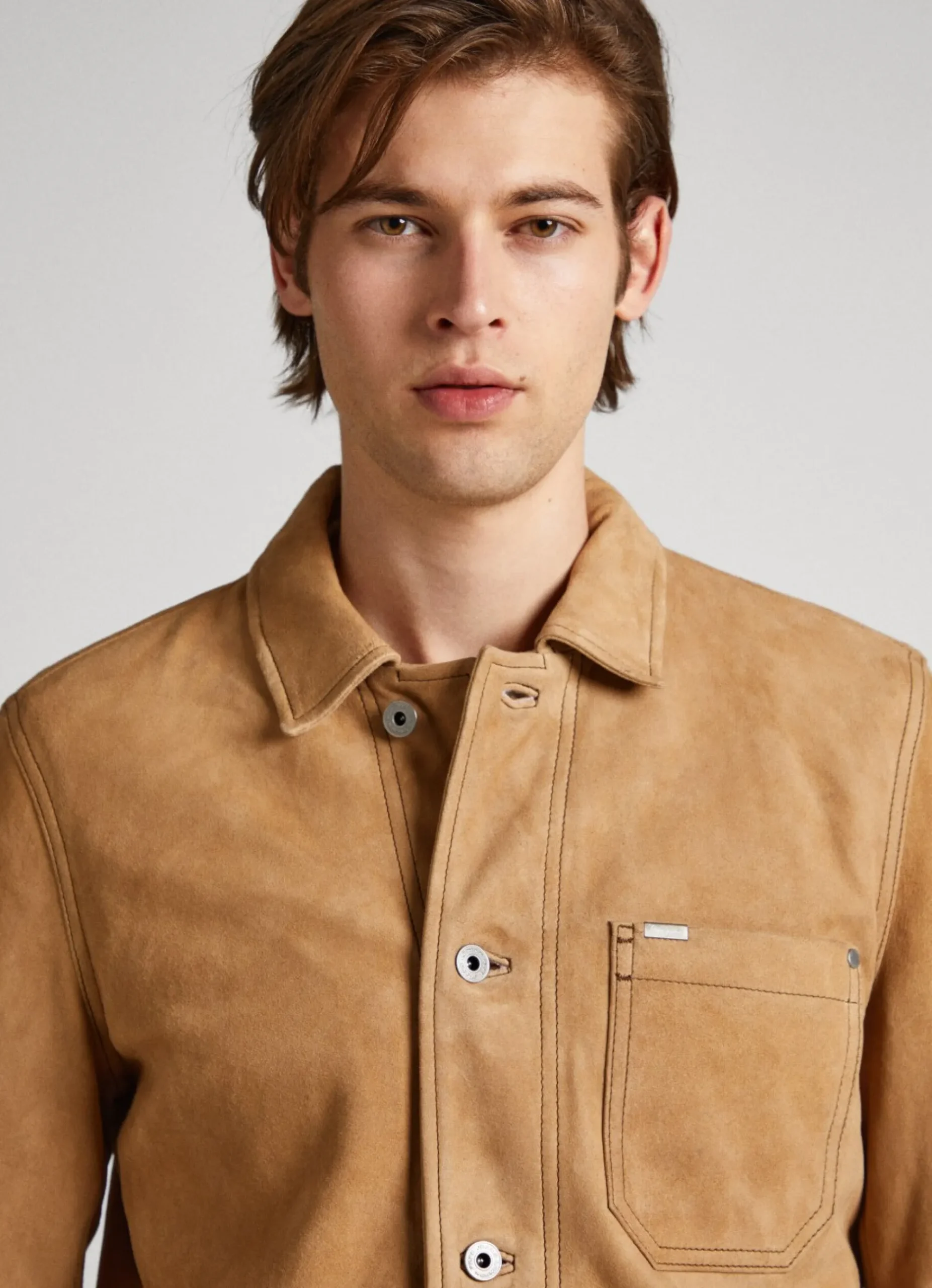 Homem Pepe Jeans Casaco E Jaquetas>Casaco De Couro Tipo Carpinteiro