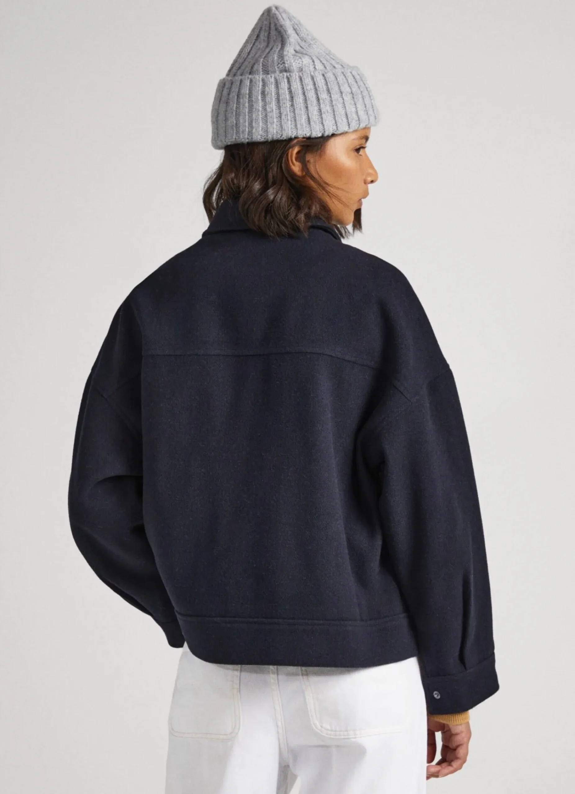 Mulher Pepe Jeans Casaco E Jaquetas>Casaco De La Com Padrao