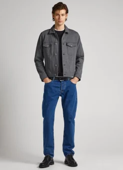 Homem Pepe Jeans Casaco E Jaquetas>Casaco De Tecido Jaspeado