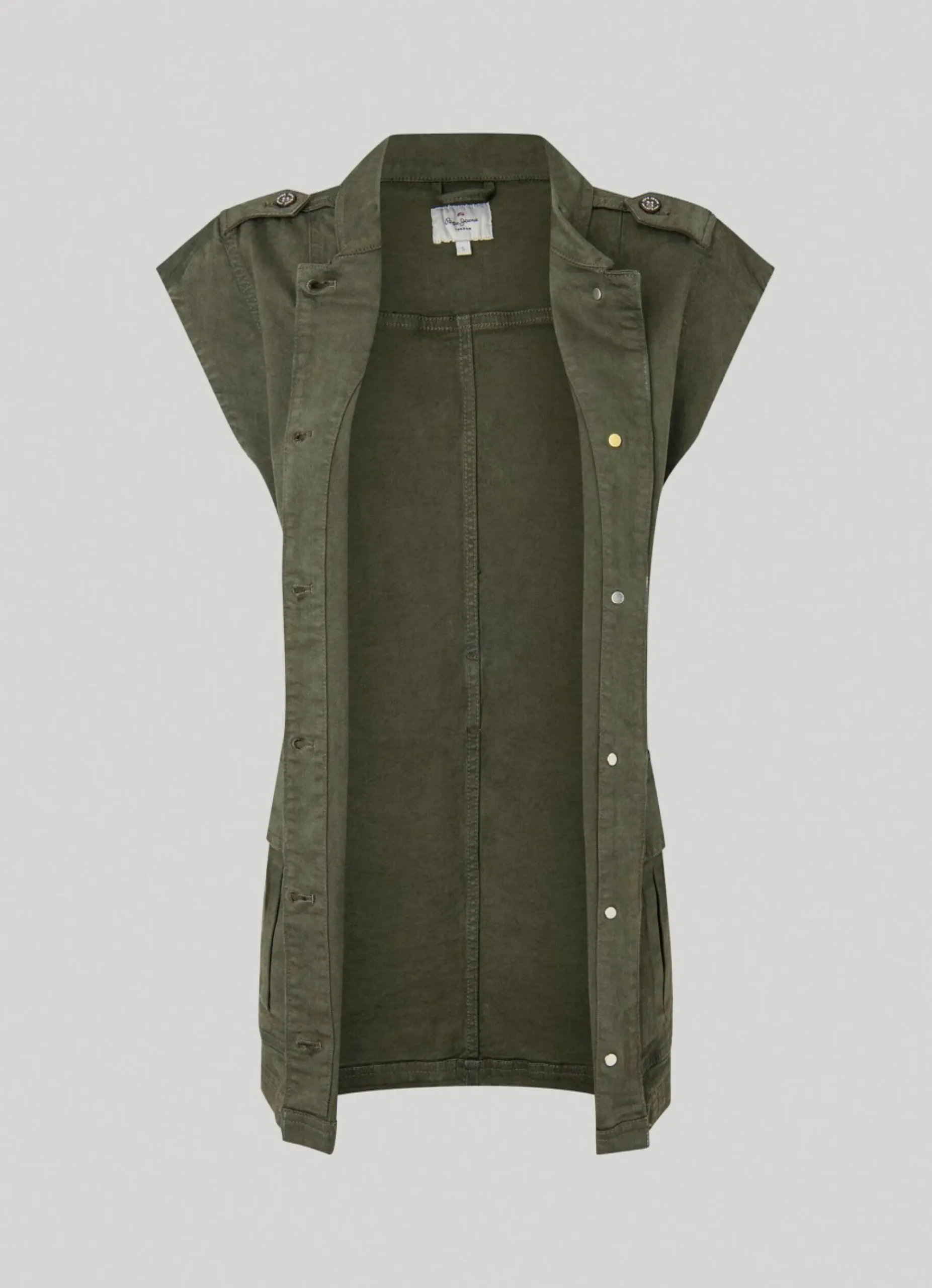 Mulher Pepe Jeans Casaco E Jaquetas>Casaco Denim Utility