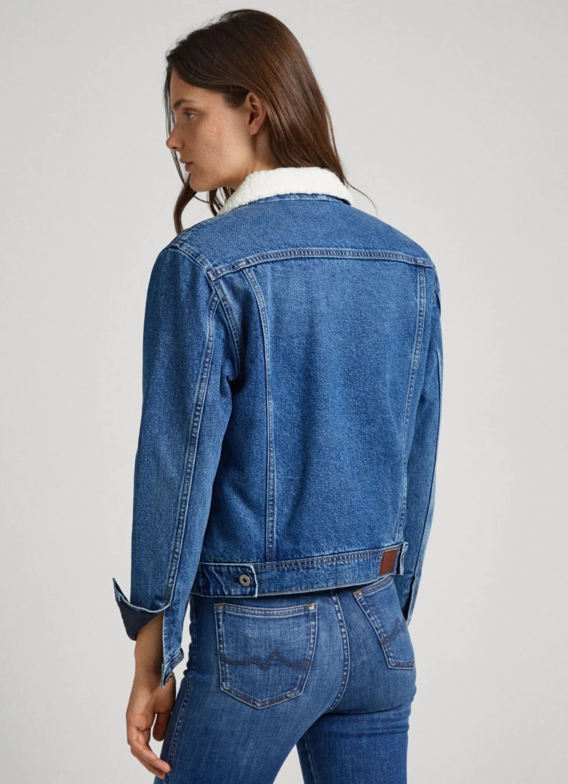 Mulher Pepe Jeans Casaco E Jaquetas>Casaco Forro De Borrego