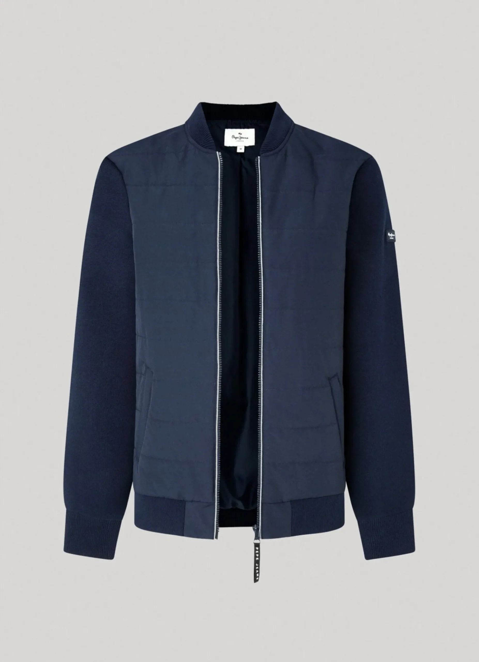 Homem Pepe Jeans Malhas>Casaco Hibrido Gola Redonda