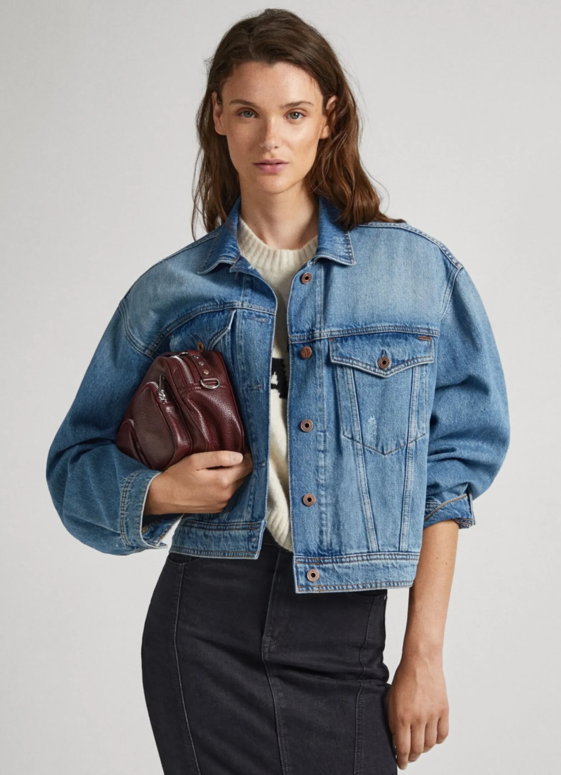 Mulher Pepe Jeans Casaco E Jaquetas>Casaco Oversized