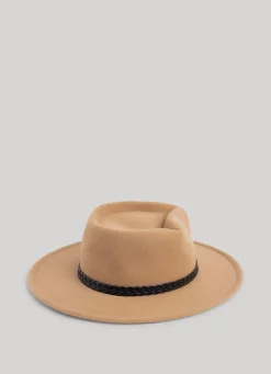 Mulher Pepe Jeans Gorros E Bonés>Chapeu De Feltro De Abas Largas