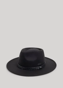 Mulher Pepe Jeans Gorros E Bonés>Chapeu De Feltro De Abas Largas