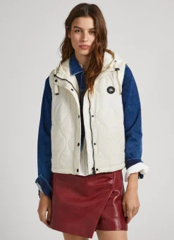 Mulher Pepe Jeans Casaco E Jaquetas>Colete Acolchoado