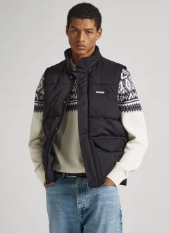 Homem Pepe Jeans Casaco E Jaquetas>Colete Acolchoado De Sarja