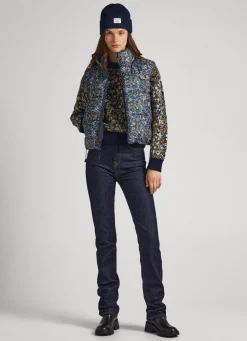 Mulher Pepe Jeans Casaco E Jaquetas>Colete Acolchoado Flores