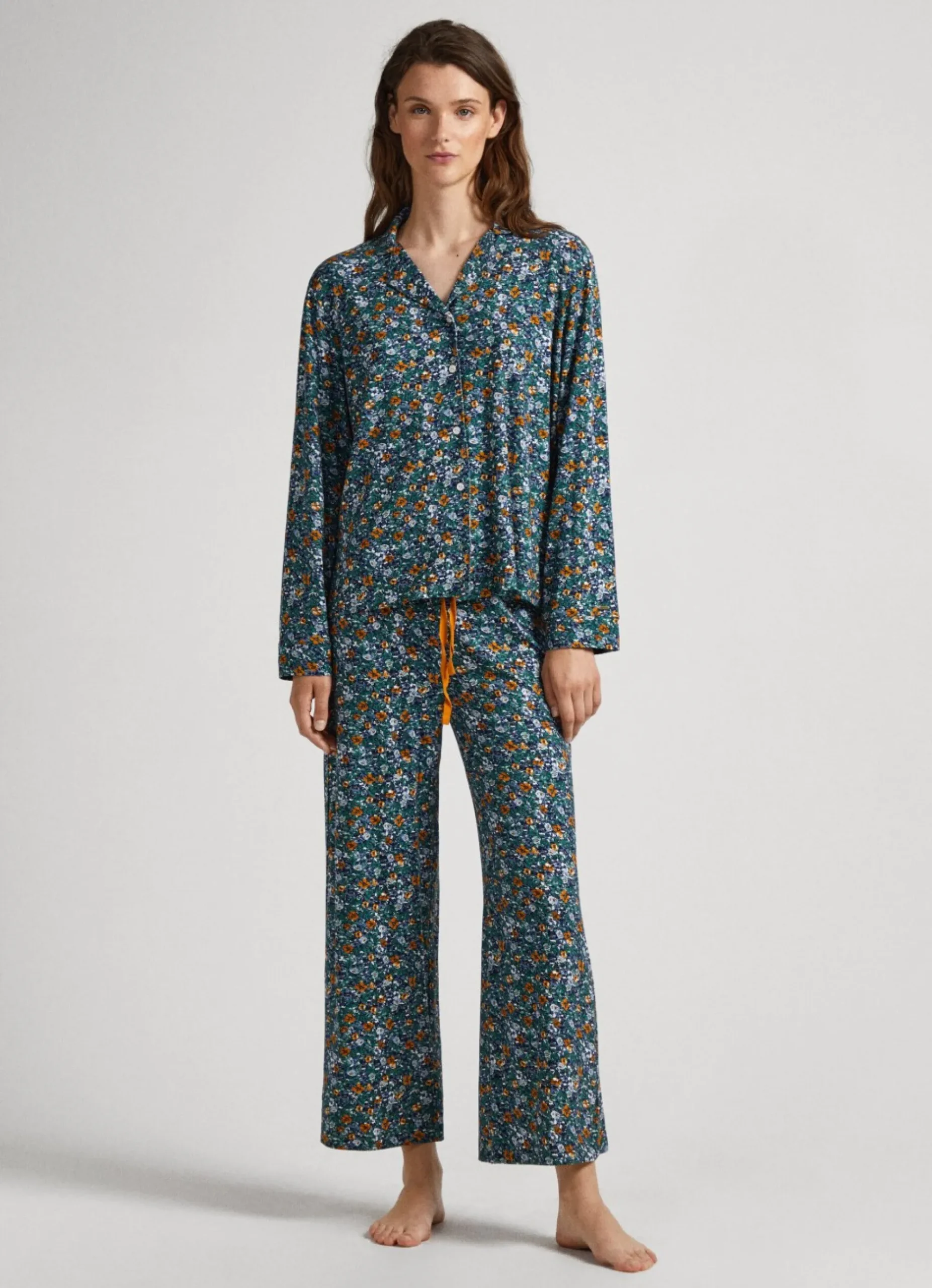 Mulher Pepe Jeans Underwear>Conjunto Pijama Padrao Floral