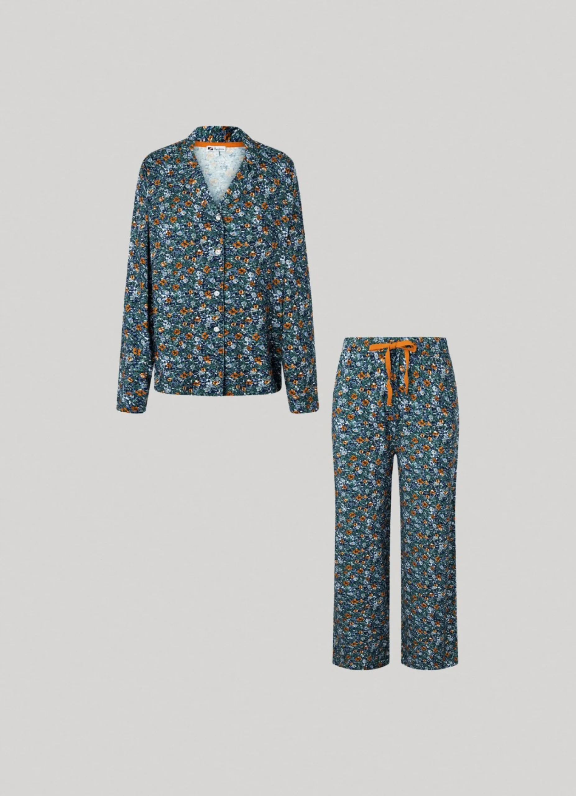 Mulher Pepe Jeans Underwear>Conjunto Pijama Padrao Floral