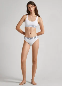 Mulher Pepe Jeans Underwear>Cuecas Classicas Logo Estampado