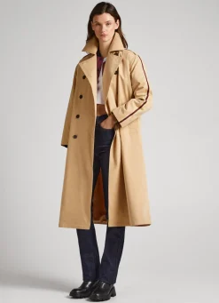 Mulher Pepe Jeans Casaco E Jaquetas>Gabardina Classica Relaxed Fit
