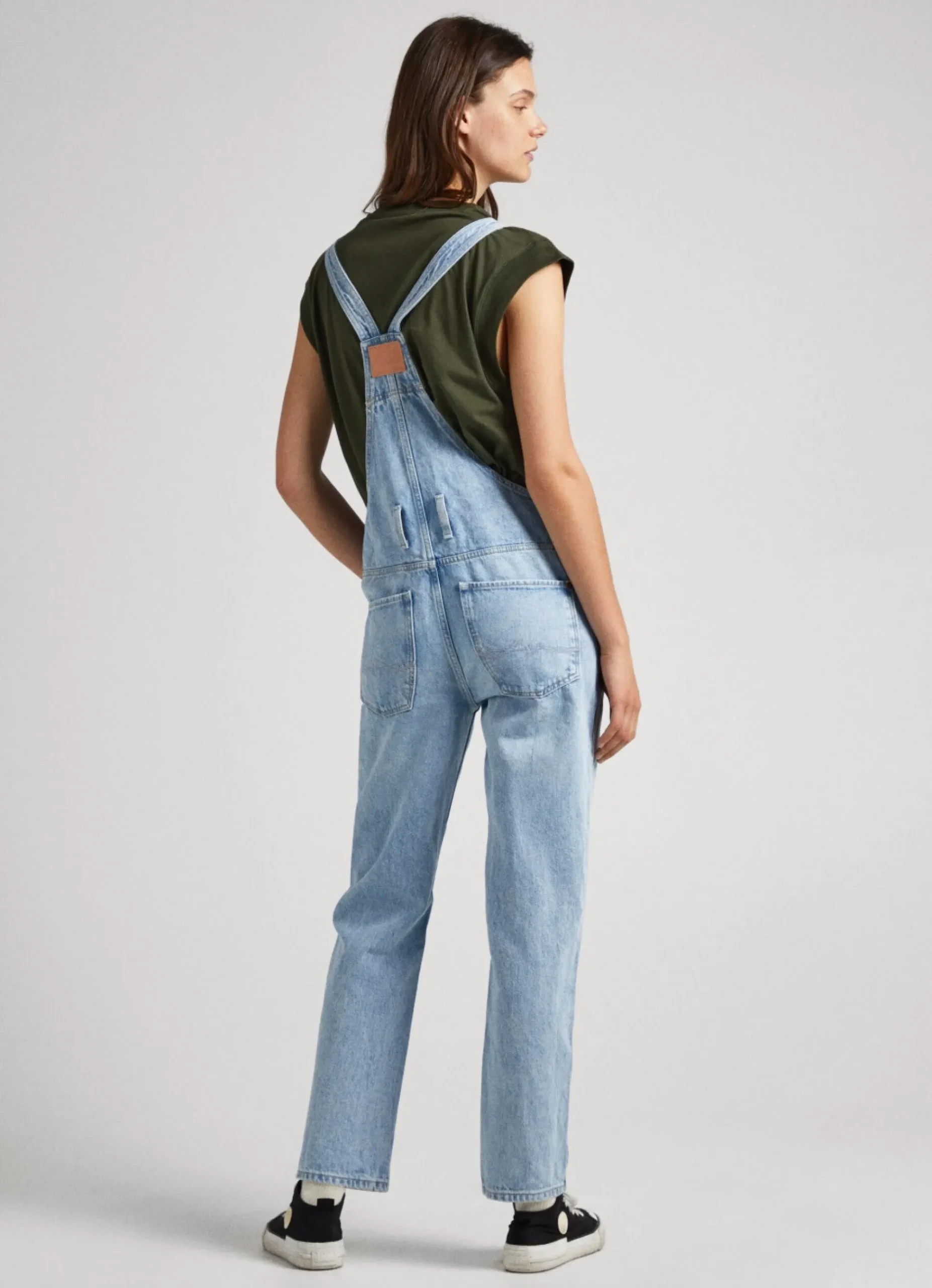 Mulher Pepe Jeans Vestidos E Macacões>Jardineiras Com Alcas