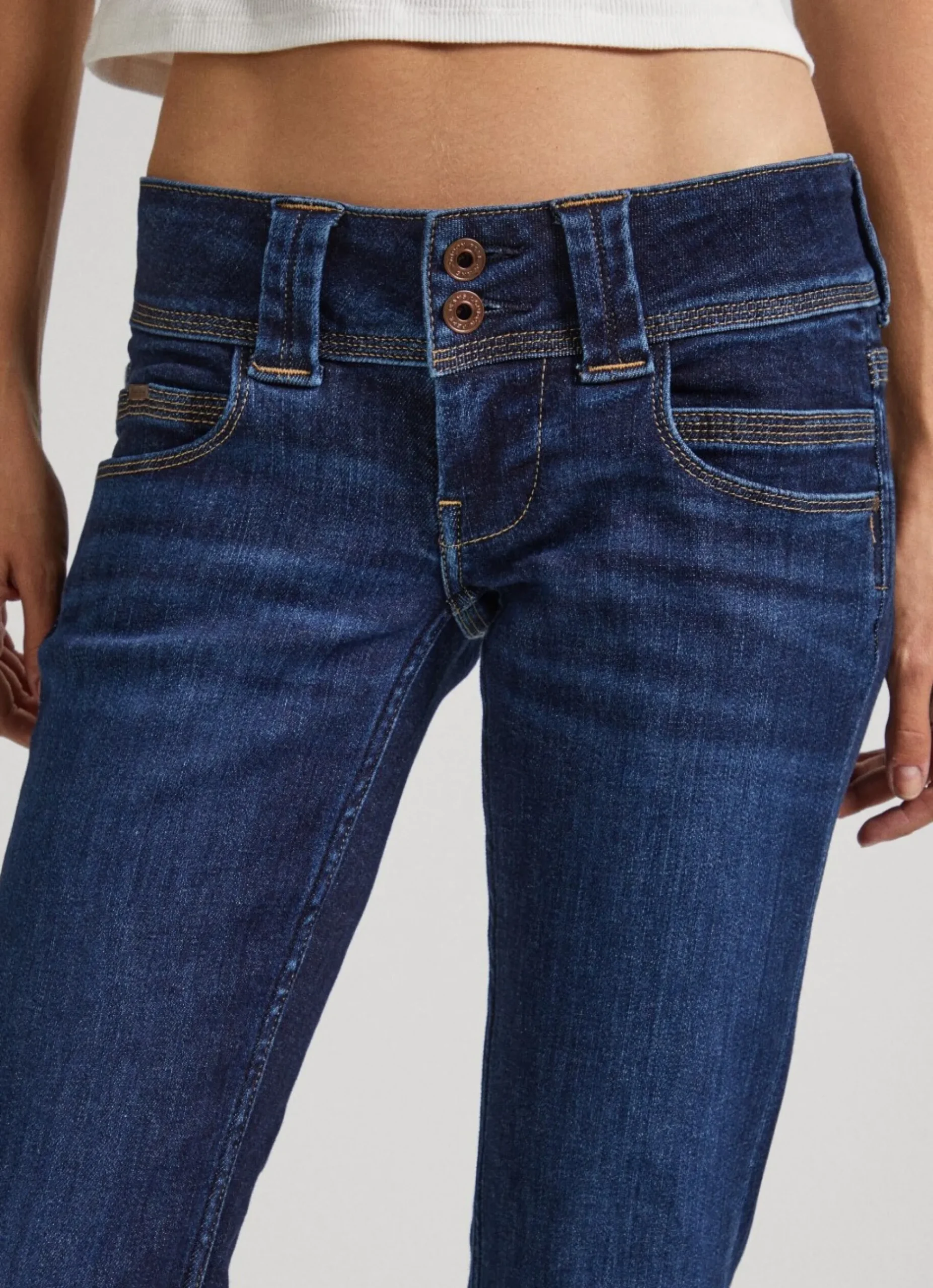 Mulher Pepe Jeans Straight>Jean Venus Regular Fit Low Rise