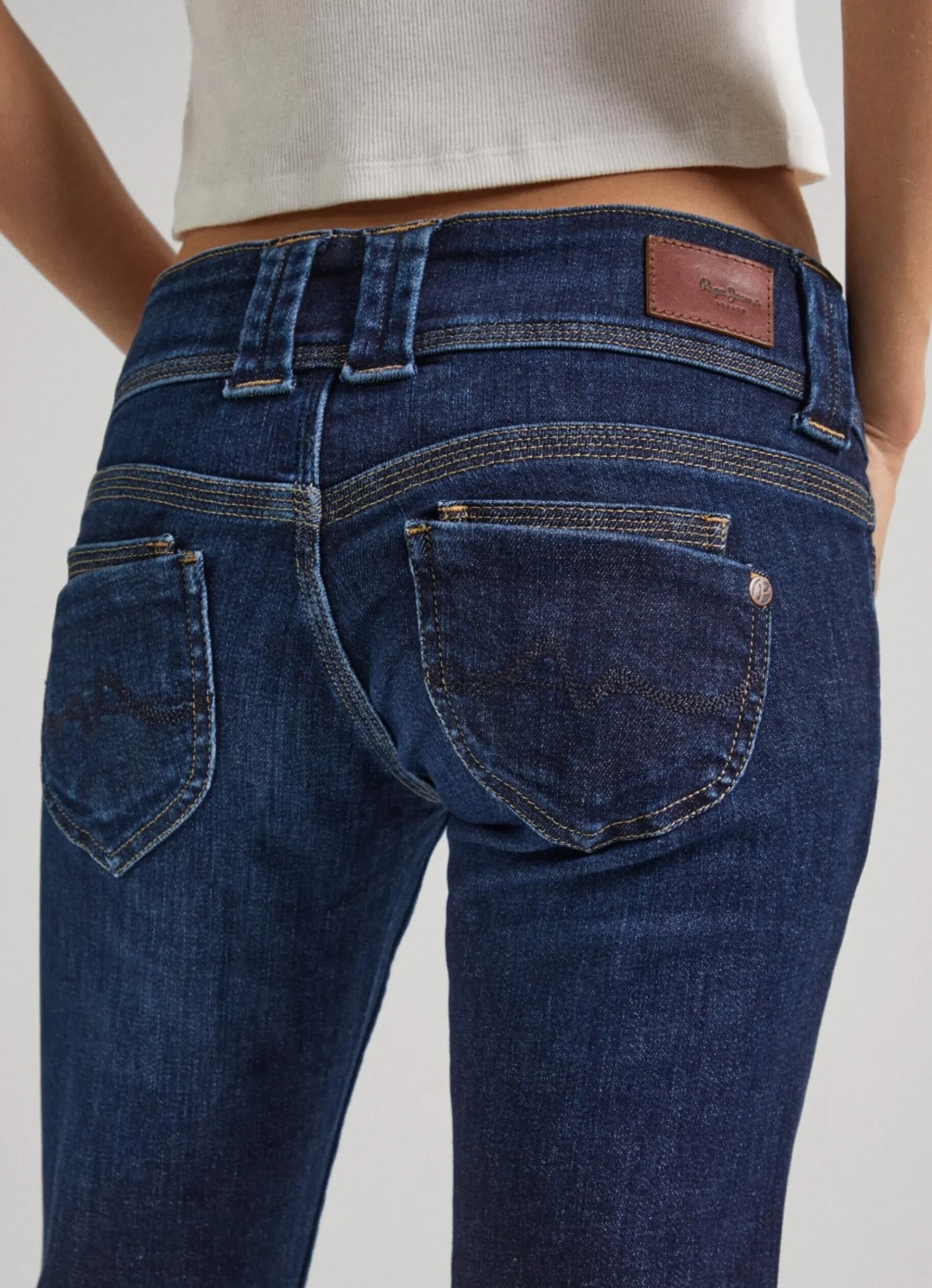 Mulher Pepe Jeans Straight>Jean Venus Regular Fit Low Rise