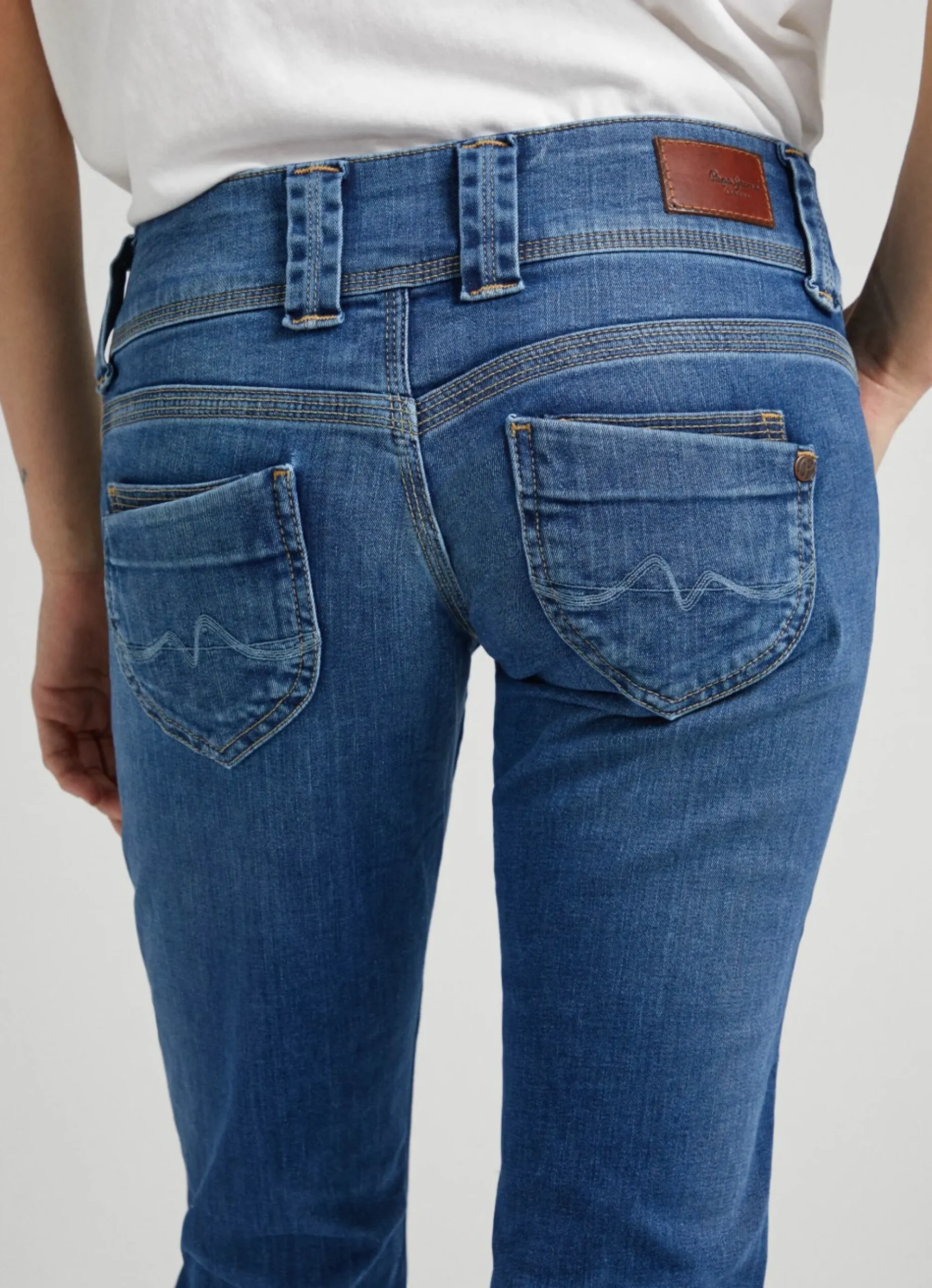Mulher Pepe Jeans Straight>Jean Venus Regular Fit Low Rise
