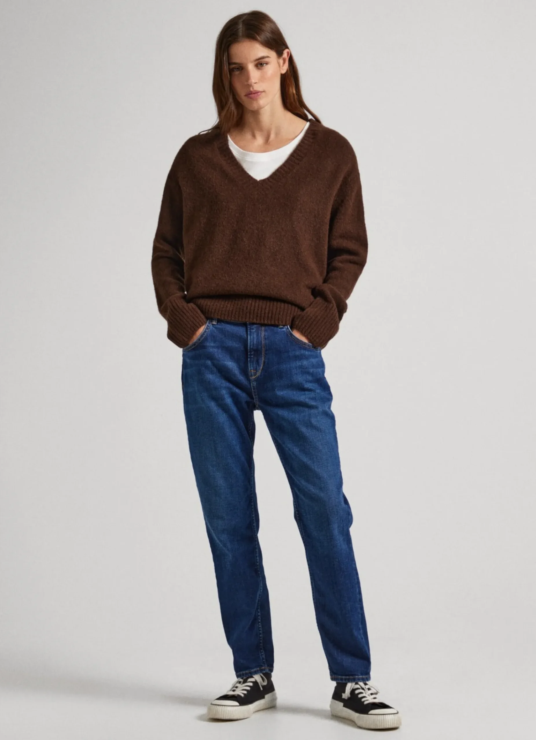 Mulher Pepe Jeans Trends>Jean Violet Relaxed Fit High Waist