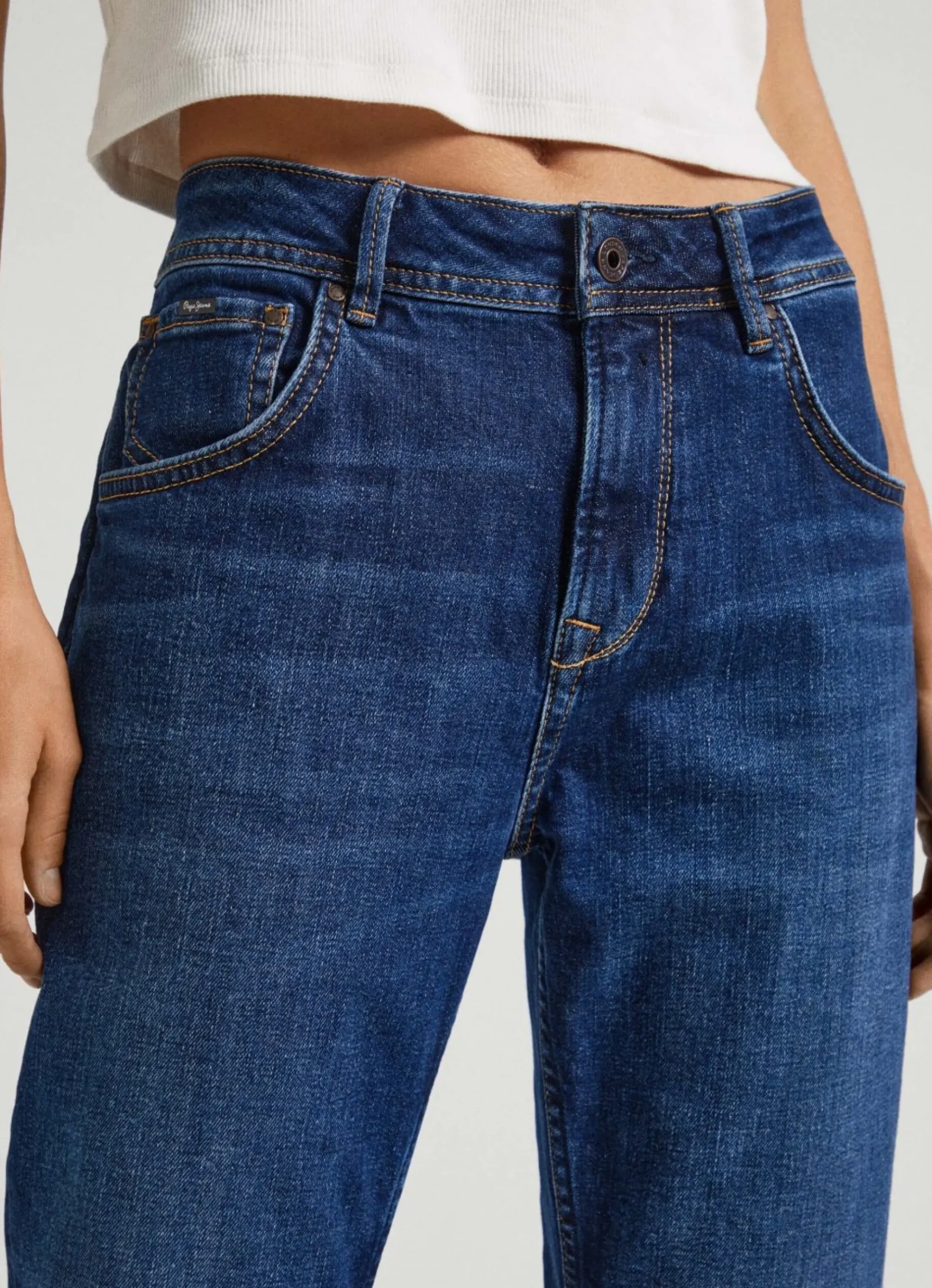 Mulher Pepe Jeans Trends>Jean Violet Relaxed Fit High Waist