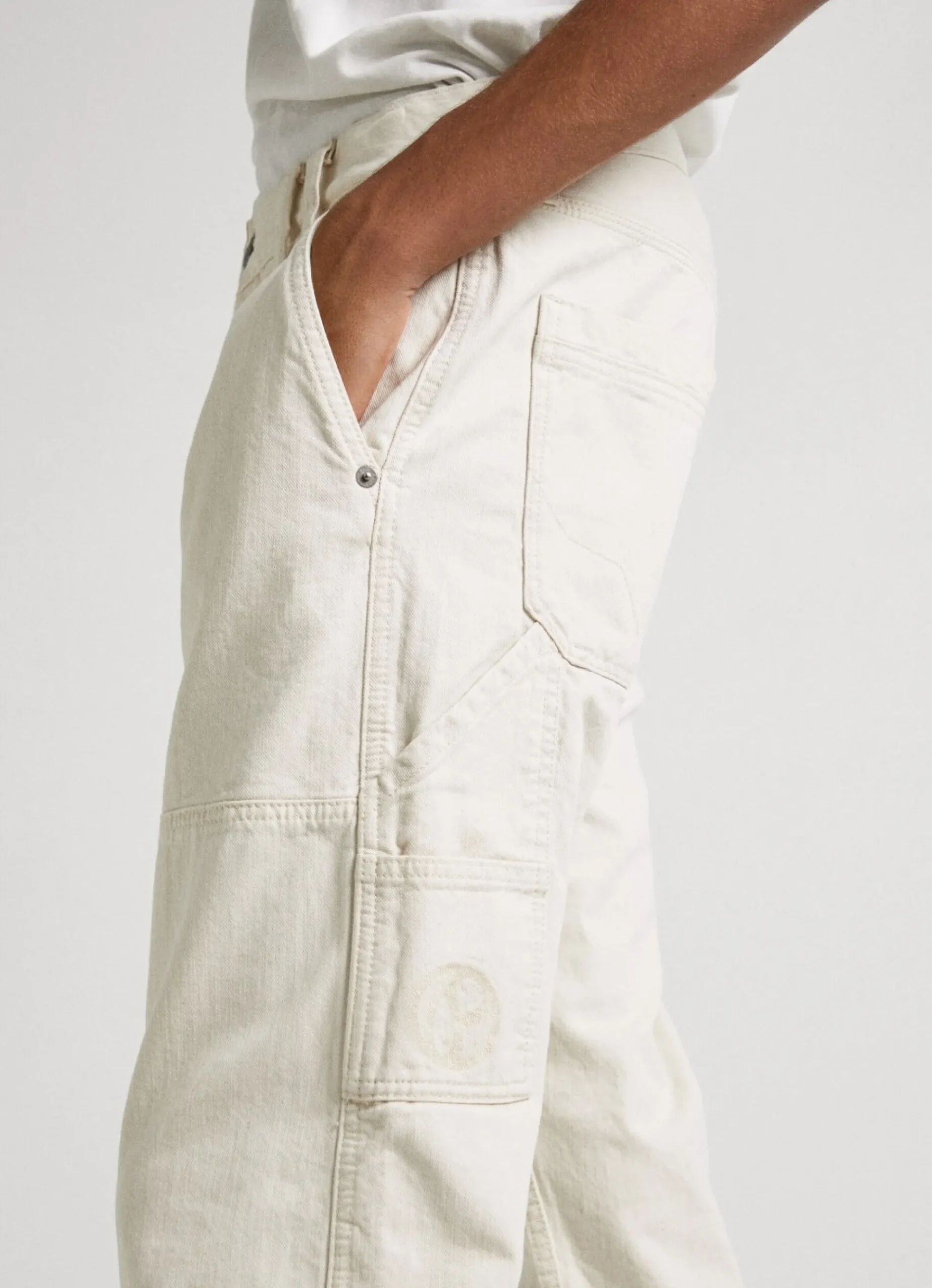 Homem Pepe Jeans Trends>Jeans Adams Relaxed Fit Mid-Rise