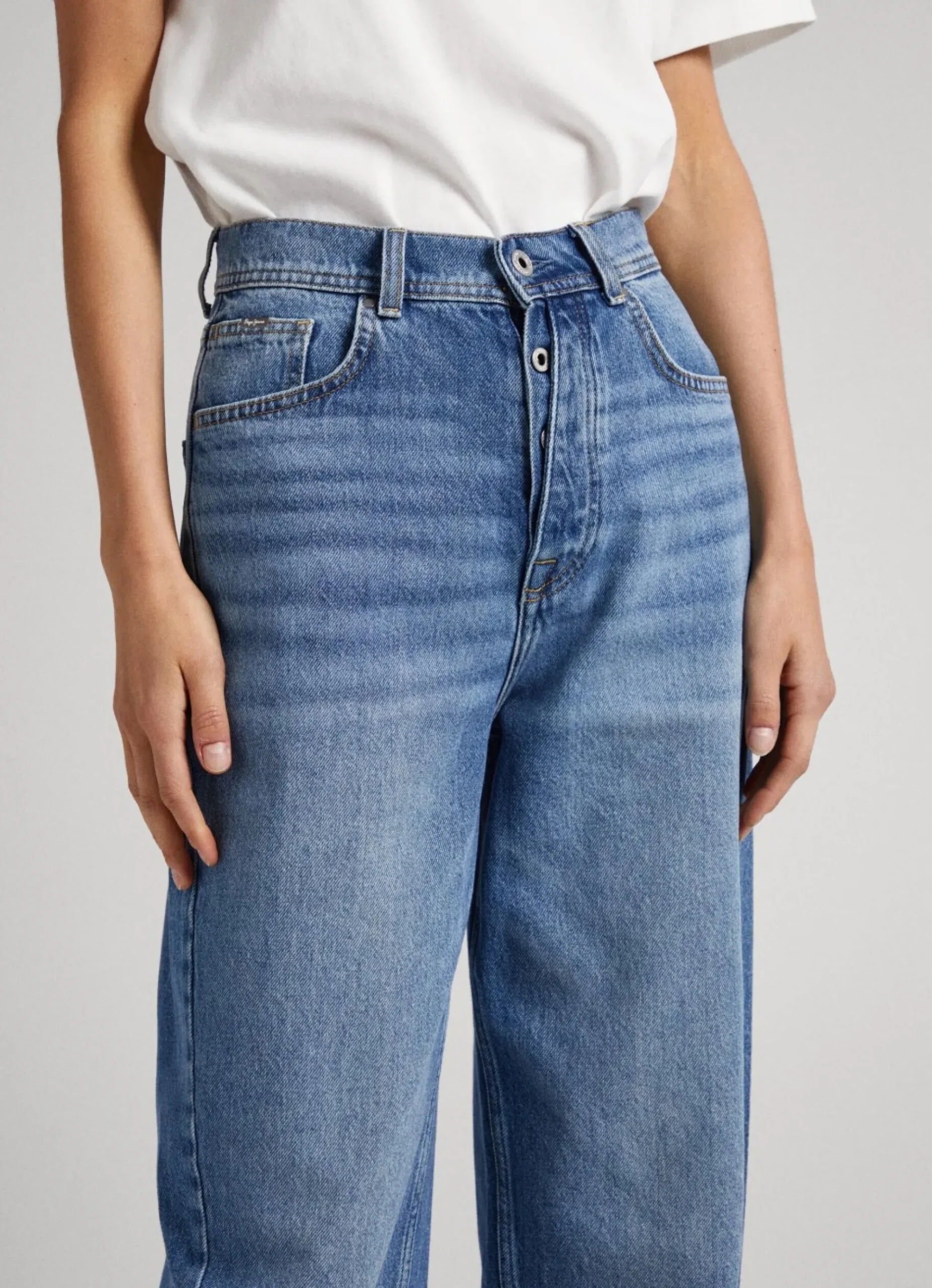 Mulher Pepe Jeans Trends>Jeans Addison Balloon Fit High-Rise