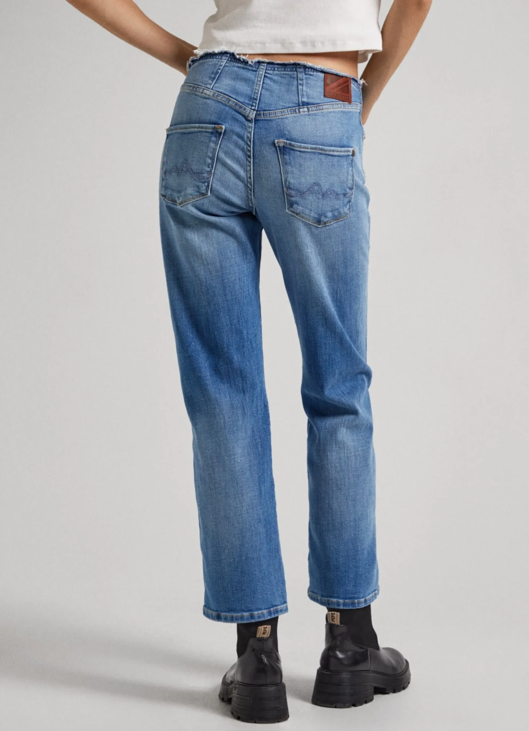 Mulher Pepe Jeans Straight>Jeans Alex Straight Fit Low Waist