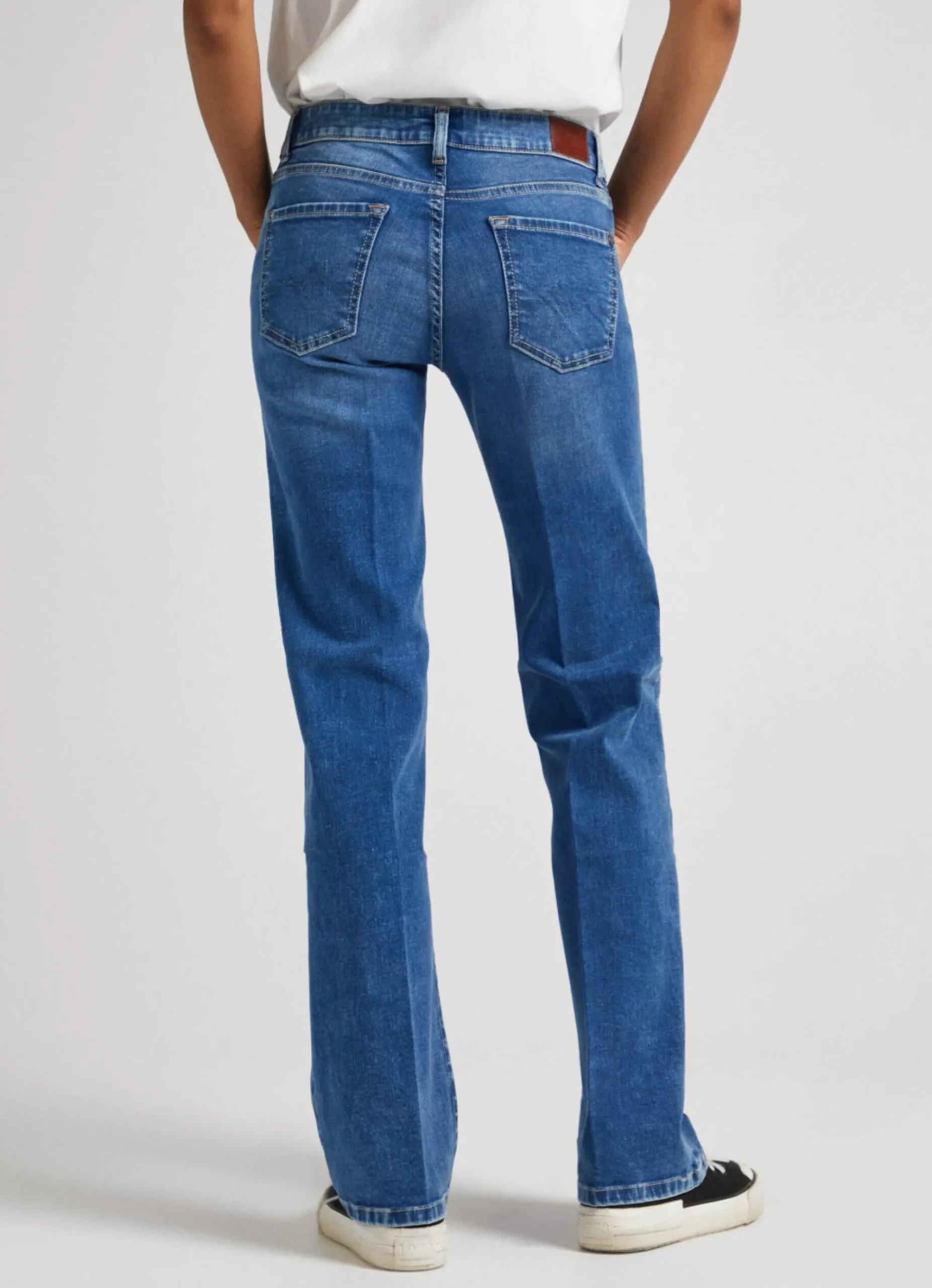 Mulher Pepe Jeans Flare E Boot Cut>Jeans Aubrey Slim Fit Mid Rise
