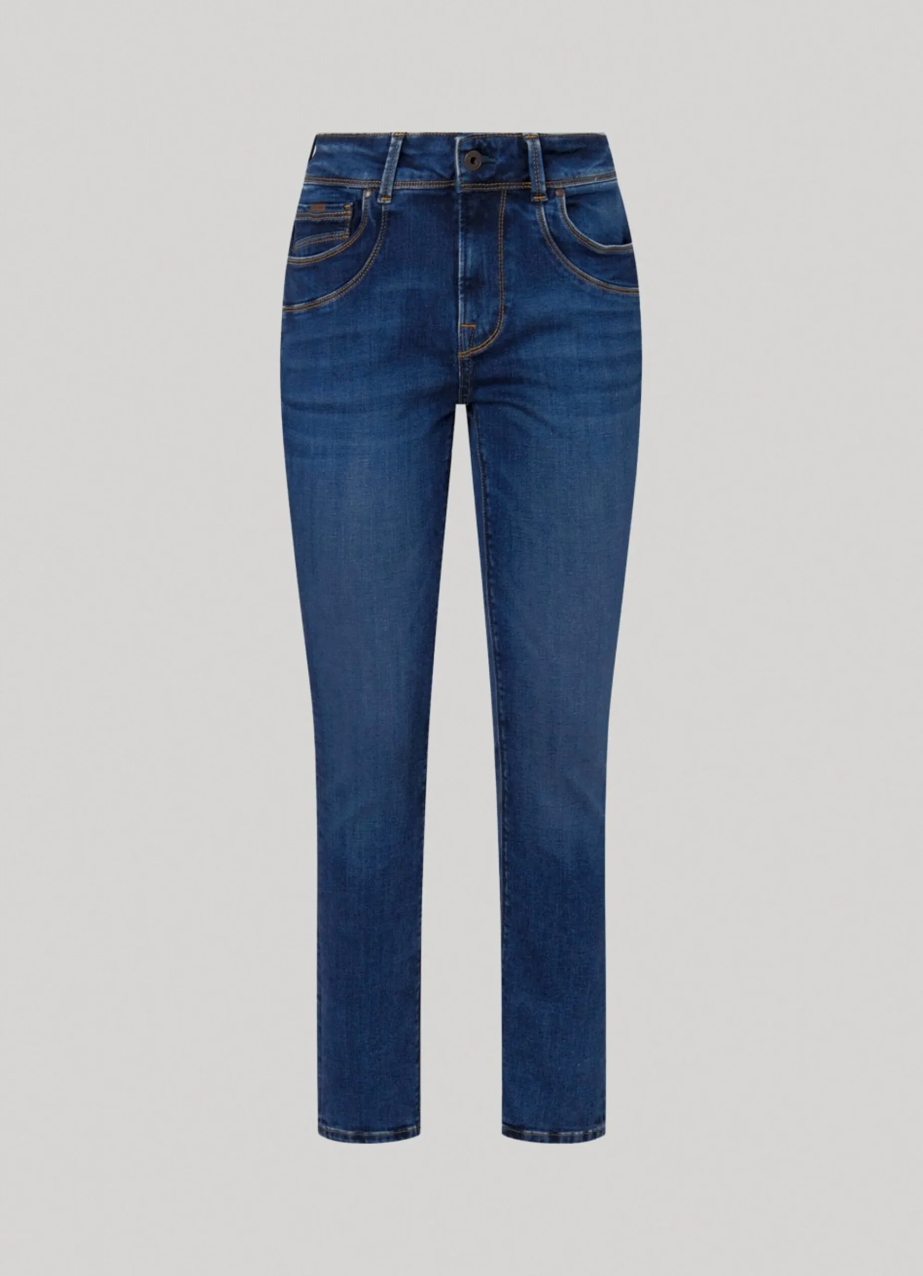 Mulher Pepe Jeans Slim>Jeans Brookes Regular Fit Mid-Rise