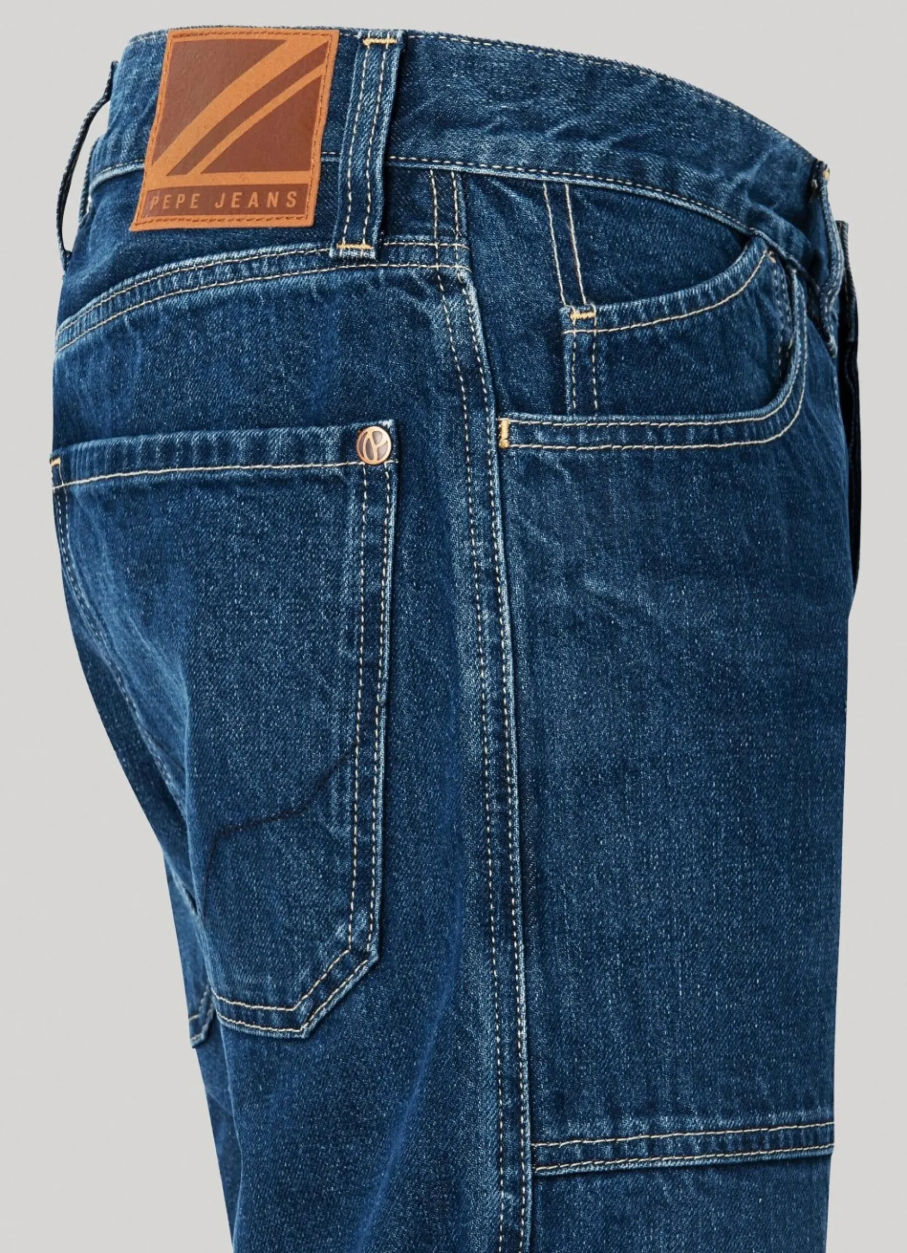 Homem Pepe Jeans Trends>Jeans Byron Relaxed Fit Medium Rise
