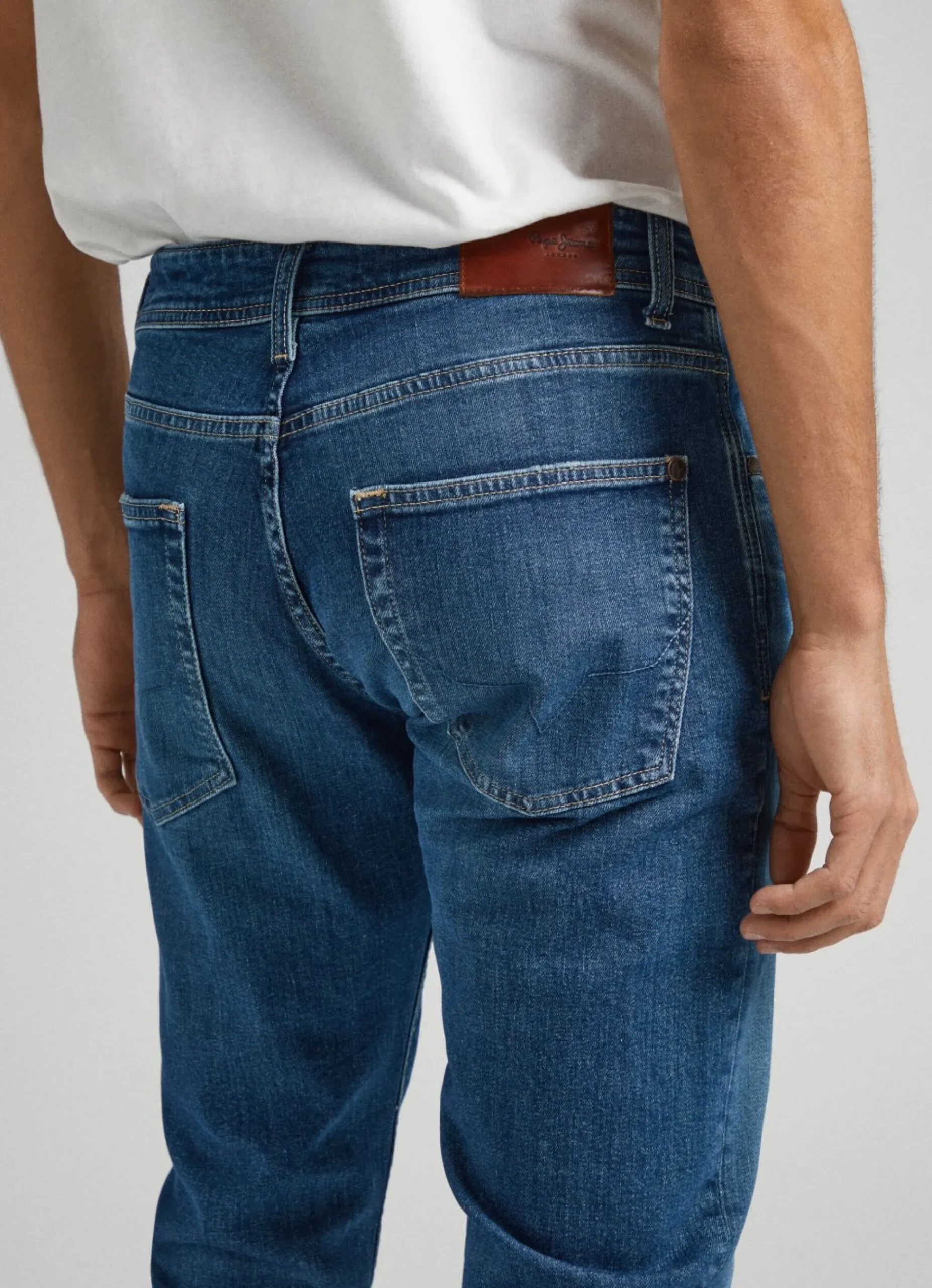 Homem Pepe Jeans Regular>Jeans Cash Regular Fit Mid Rise