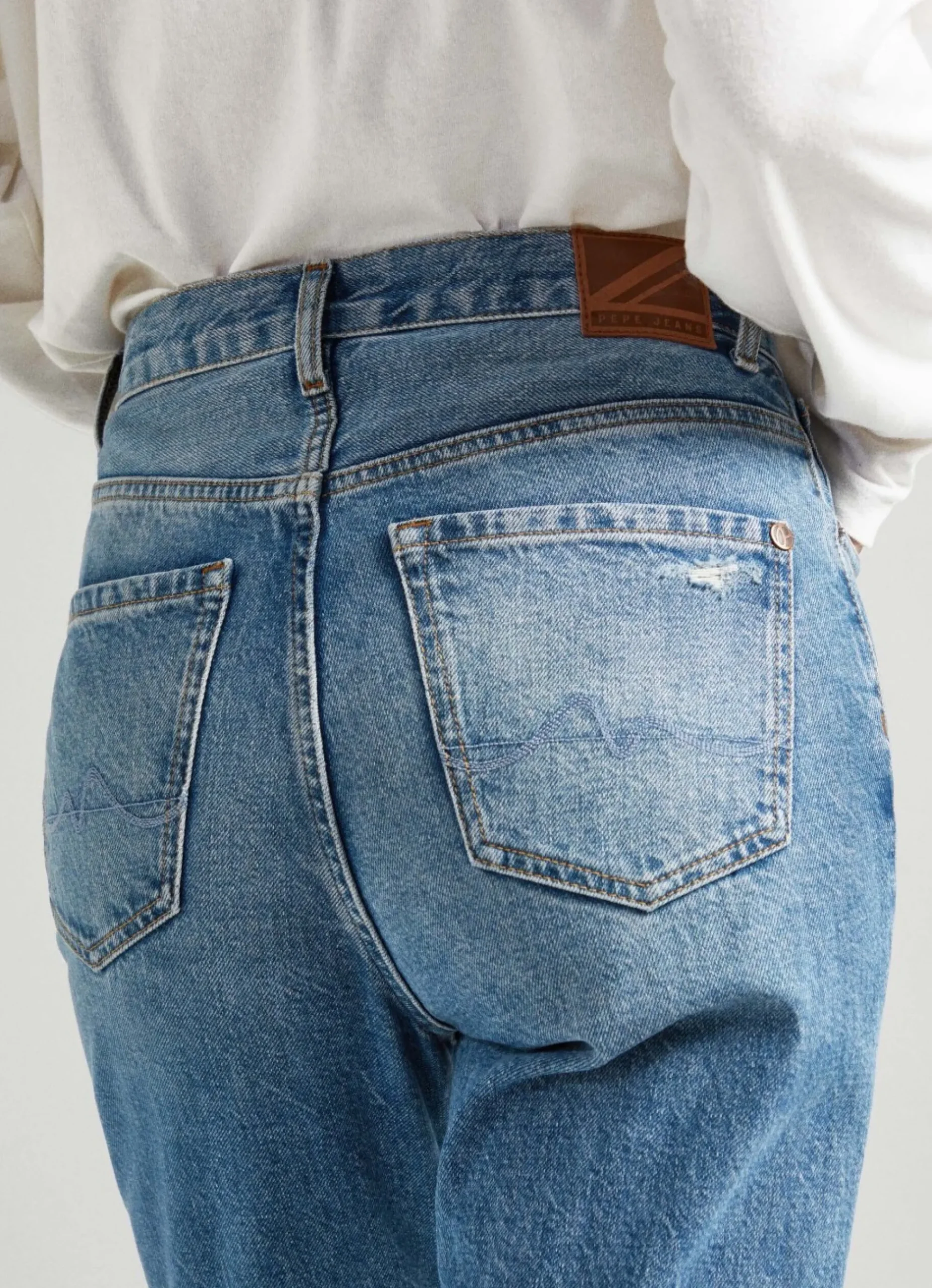 Mulher Pepe Jeans Trends>Jeans Celyn Straight Fit High Waist