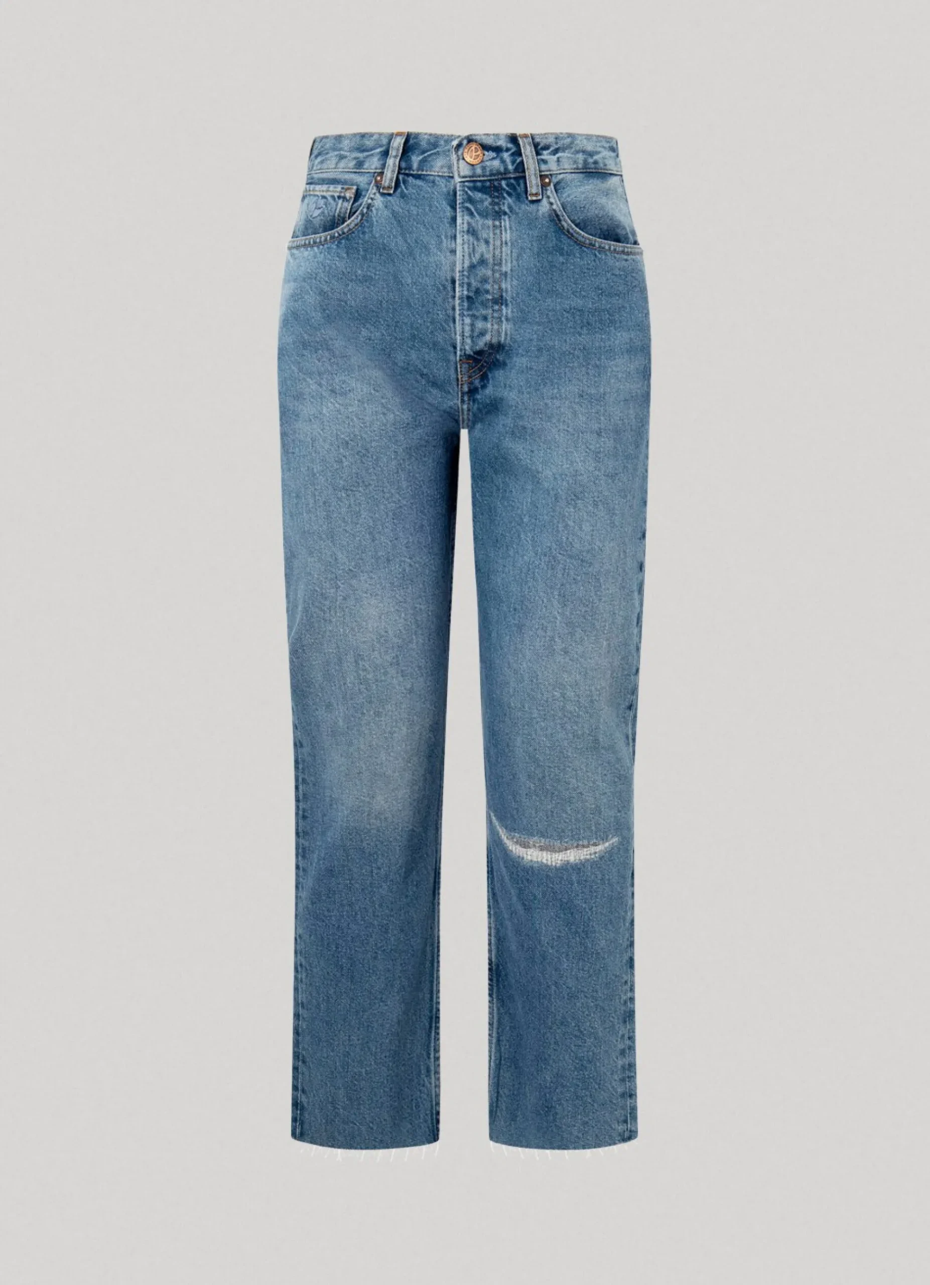 Mulher Pepe Jeans Trends>Jeans Celyn Straight Fit High Waist