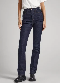 Mulher Pepe Jeans Straight>Jeans Cleo Straight Fit High Waist