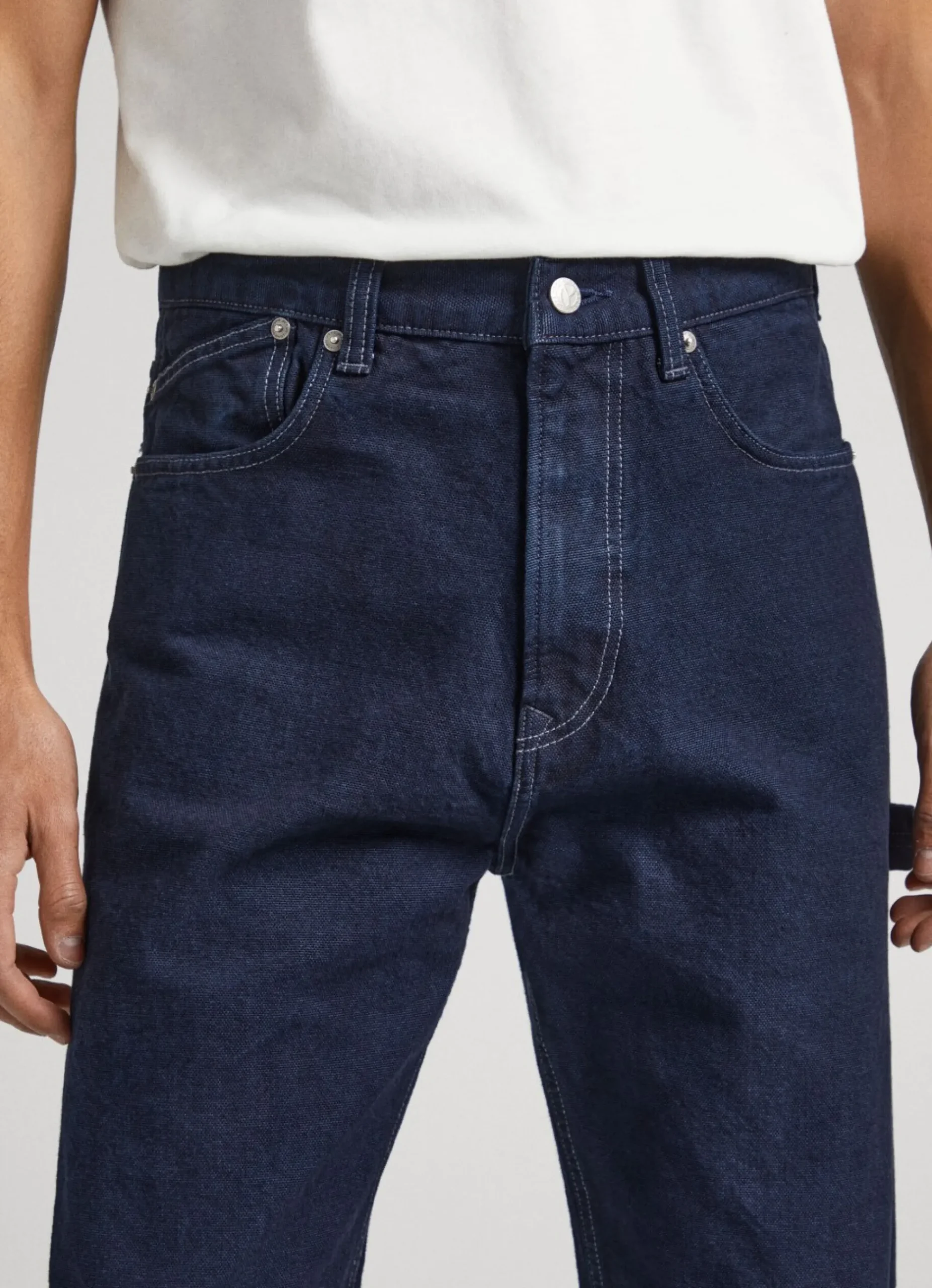 Homem Pepe Jeans Loose>Jeans Dan Canvas Loose Fit Drop