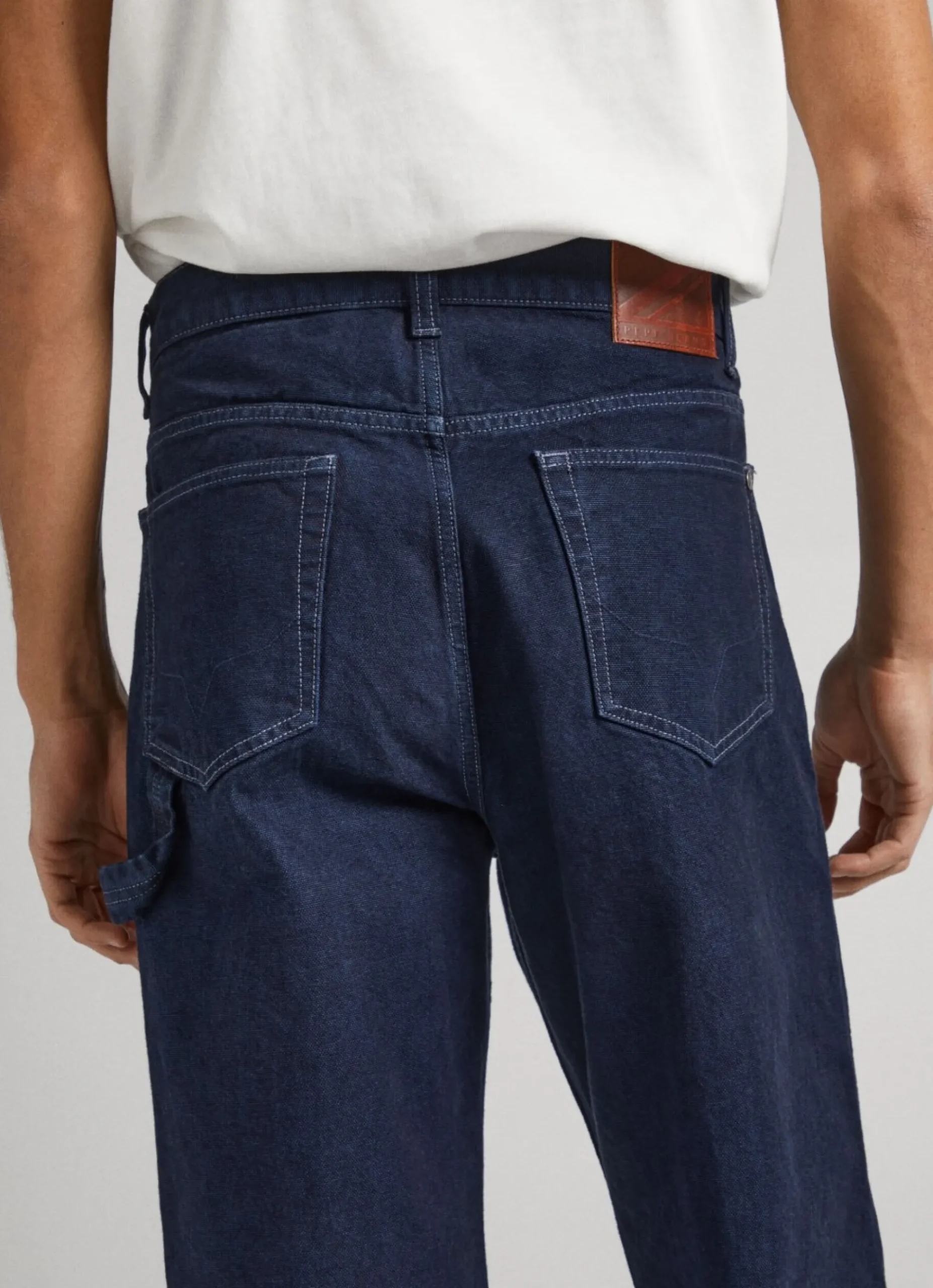Homem Pepe Jeans Loose>Jeans Dan Canvas Loose Fit Drop
