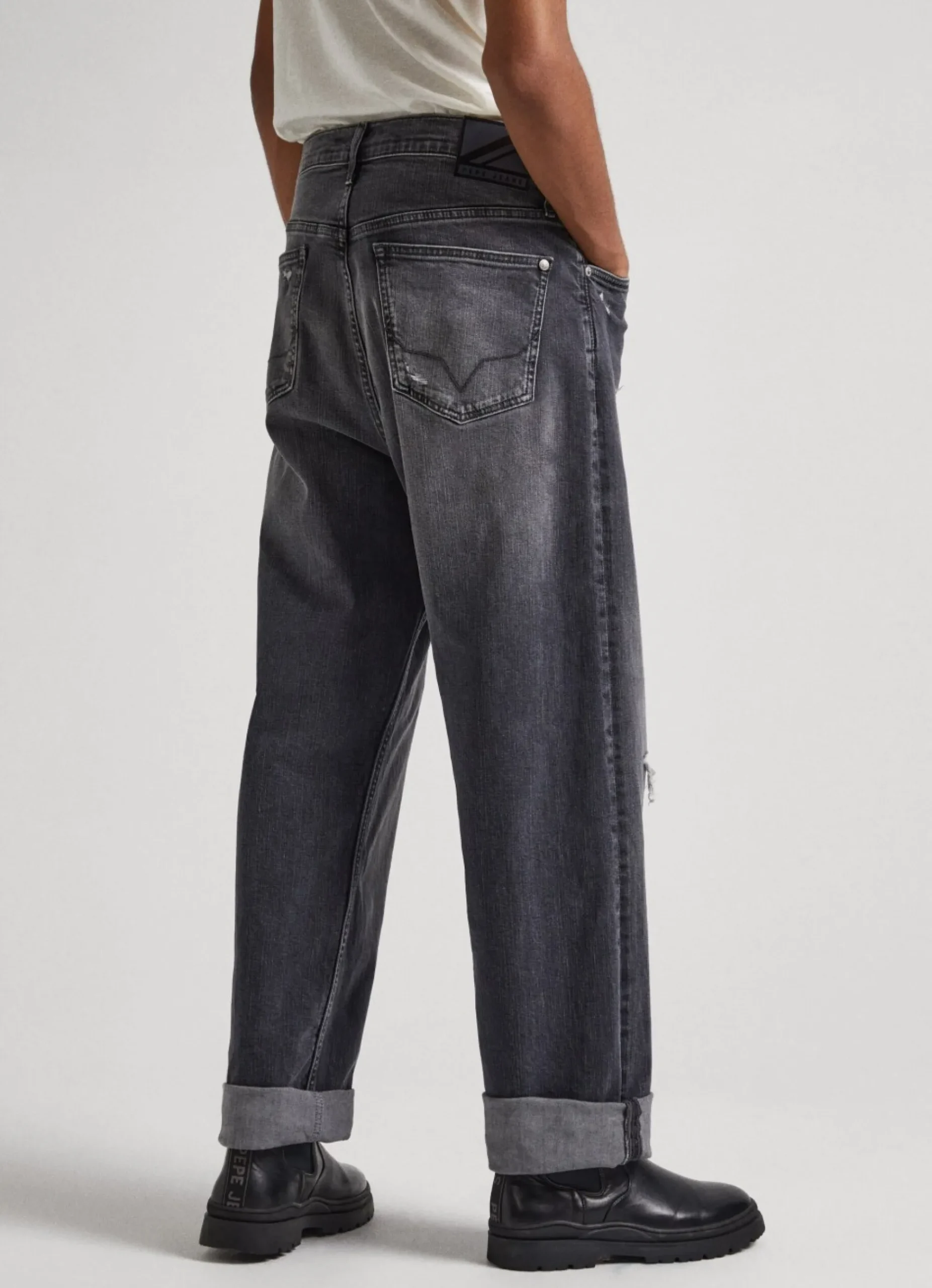 Homem Pepe Jeans Loose>Jeans Dan Mono Loose Fit Drop-Rise