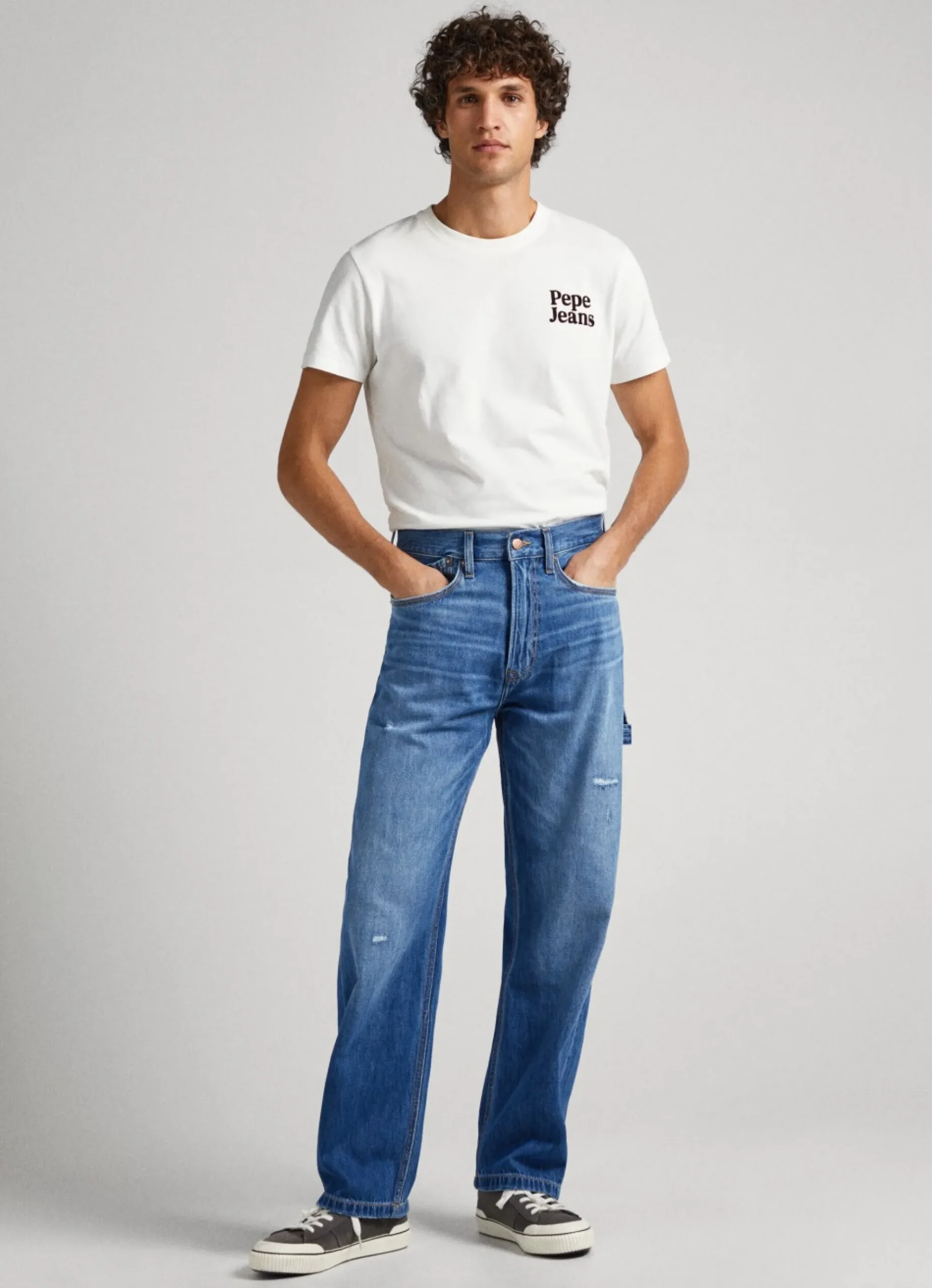 Homem Pepe Jeans Trends>Jeans Dan Vintage Loose Fit Drop Rise