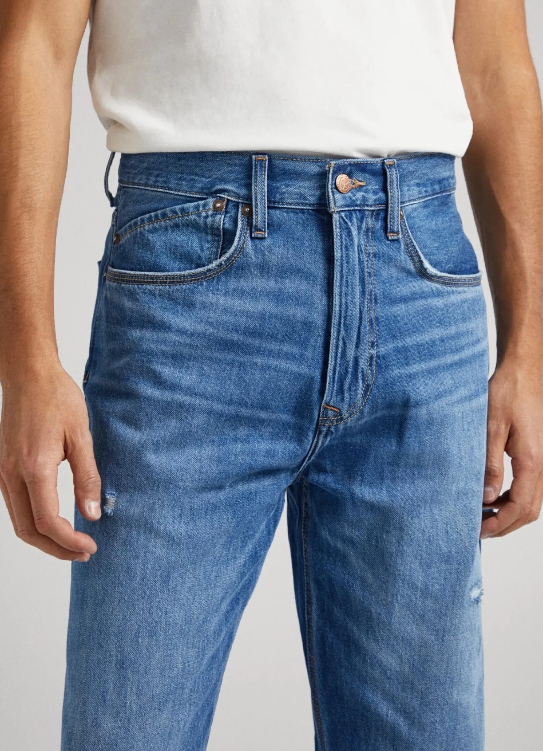Homem Pepe Jeans Trends>Jeans Dan Vintage Loose Fit Drop Rise