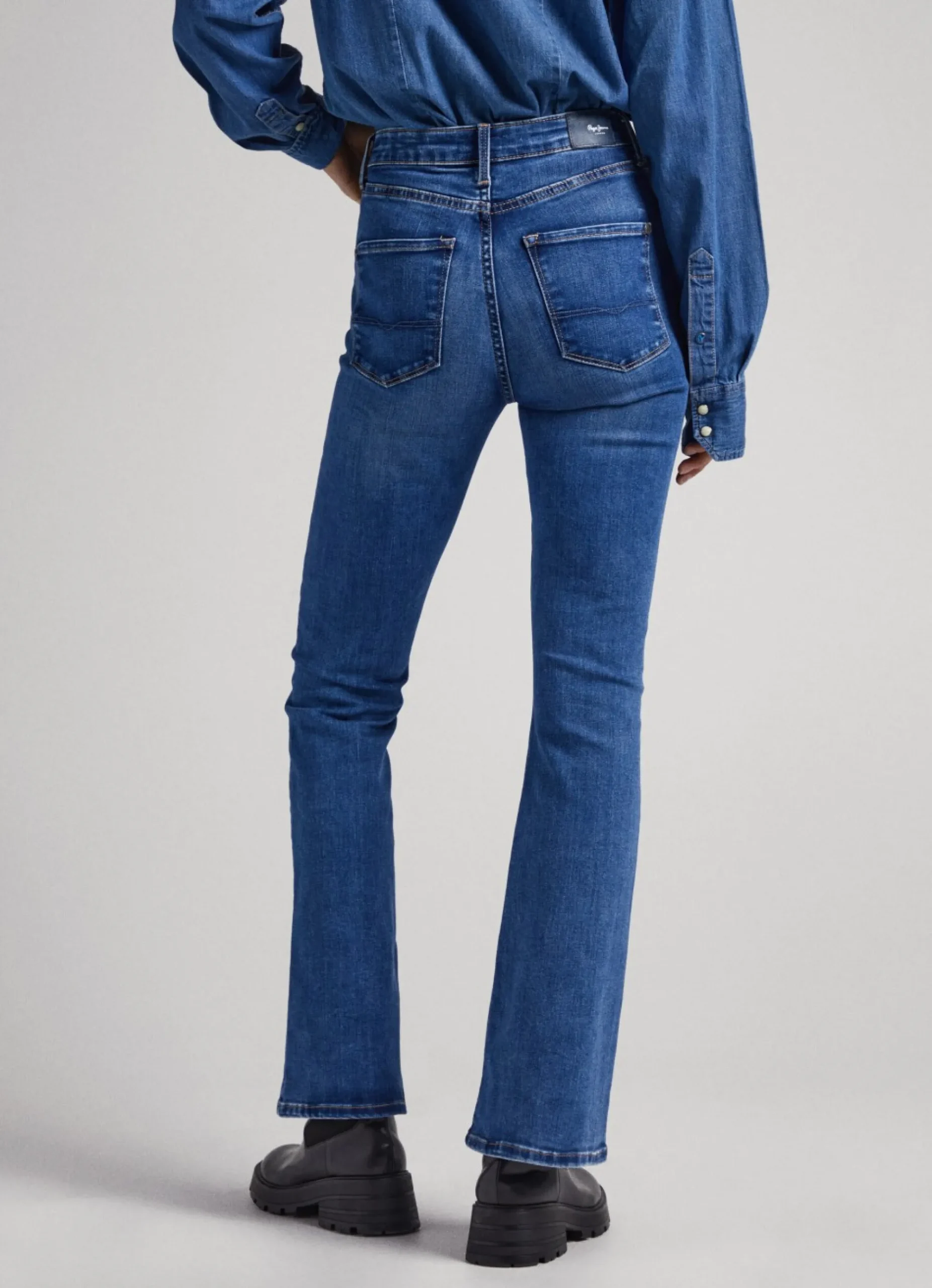 Mulher Pepe Jeans Flare E Boot Cut>Jeans Dion Flare Fit High-Rise Waist