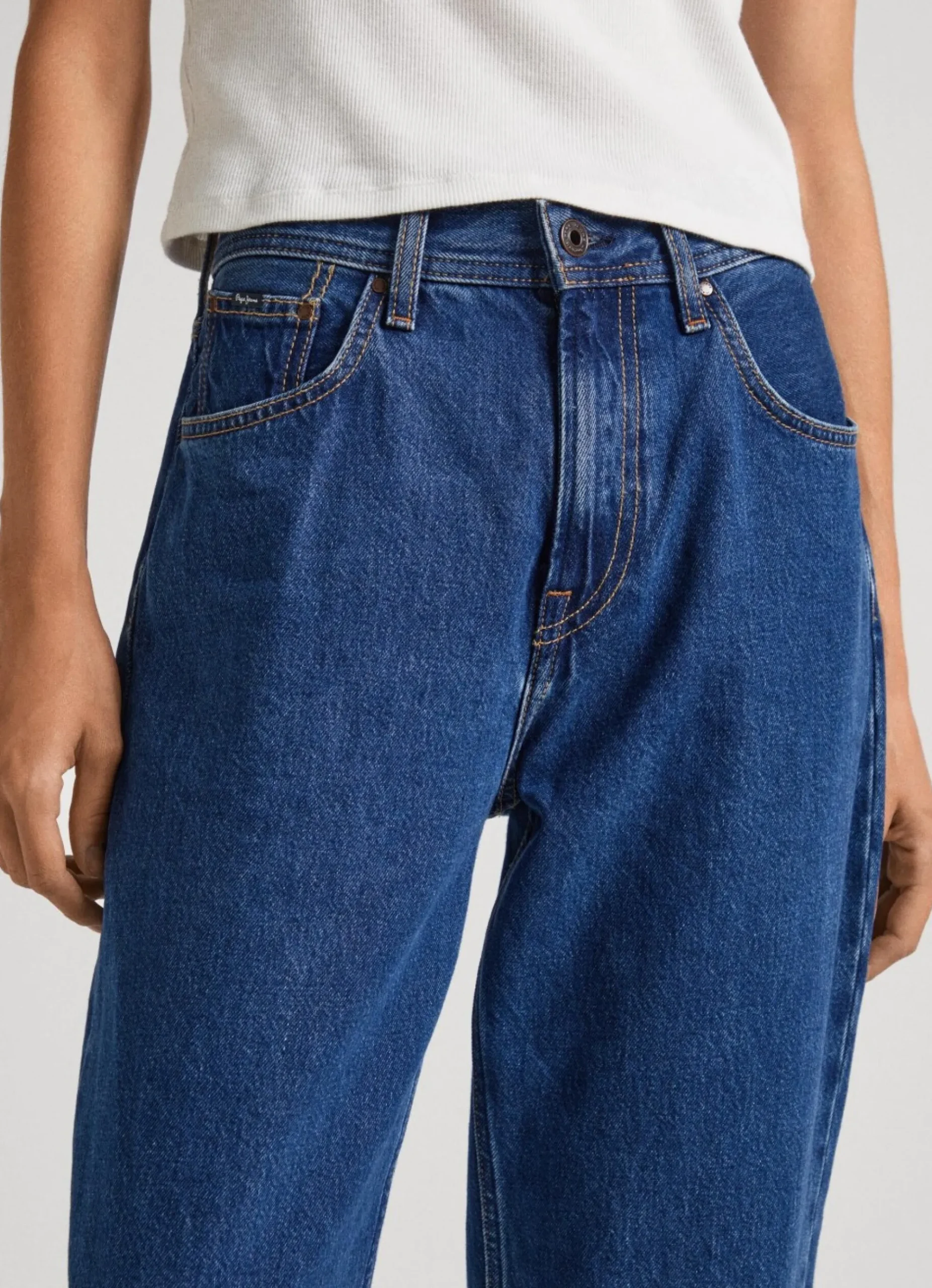 Mulher Pepe Jeans Straight>Jeans Dover Relaxed Fit High-Rise