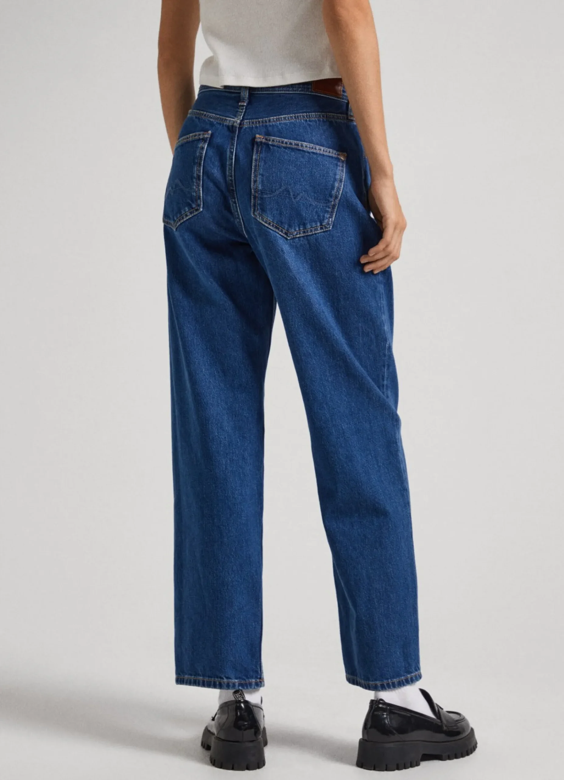 Mulher Pepe Jeans Straight>Jeans Dover Relaxed Fit High-Rise