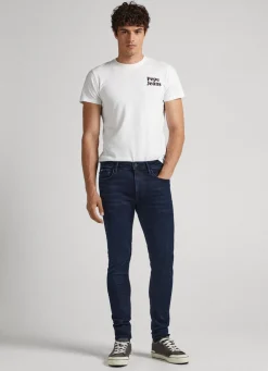 Homem Pepe Jeans Skinny>Jeans Finsbury Skinny Fit Low-Rise
