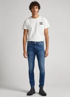 Homem Pepe Jeans Skinny>Jeans Finsbury Skinny Fit Low Rise