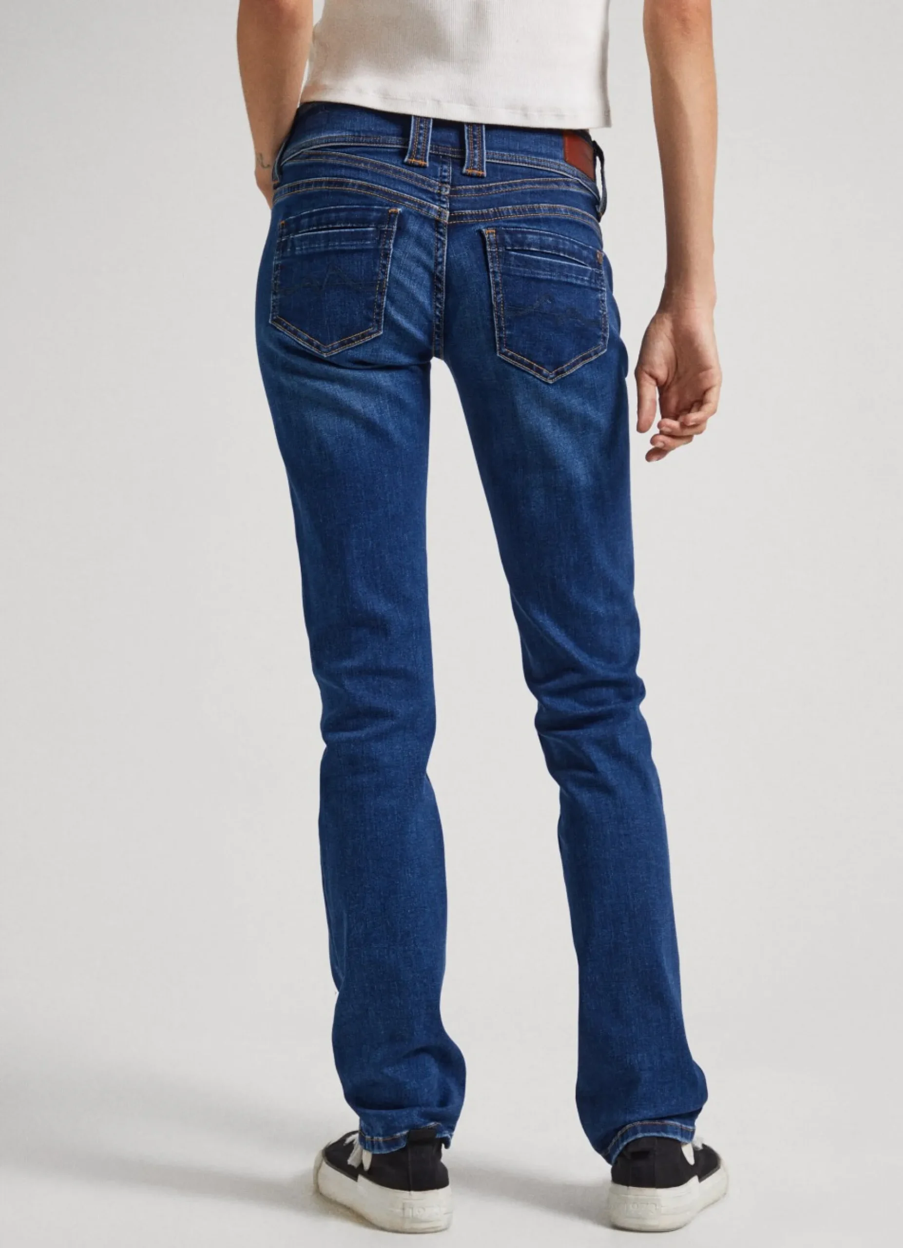 Mulher Pepe Jeans Straight>Jeans Gen Regular Fit Mid Rise