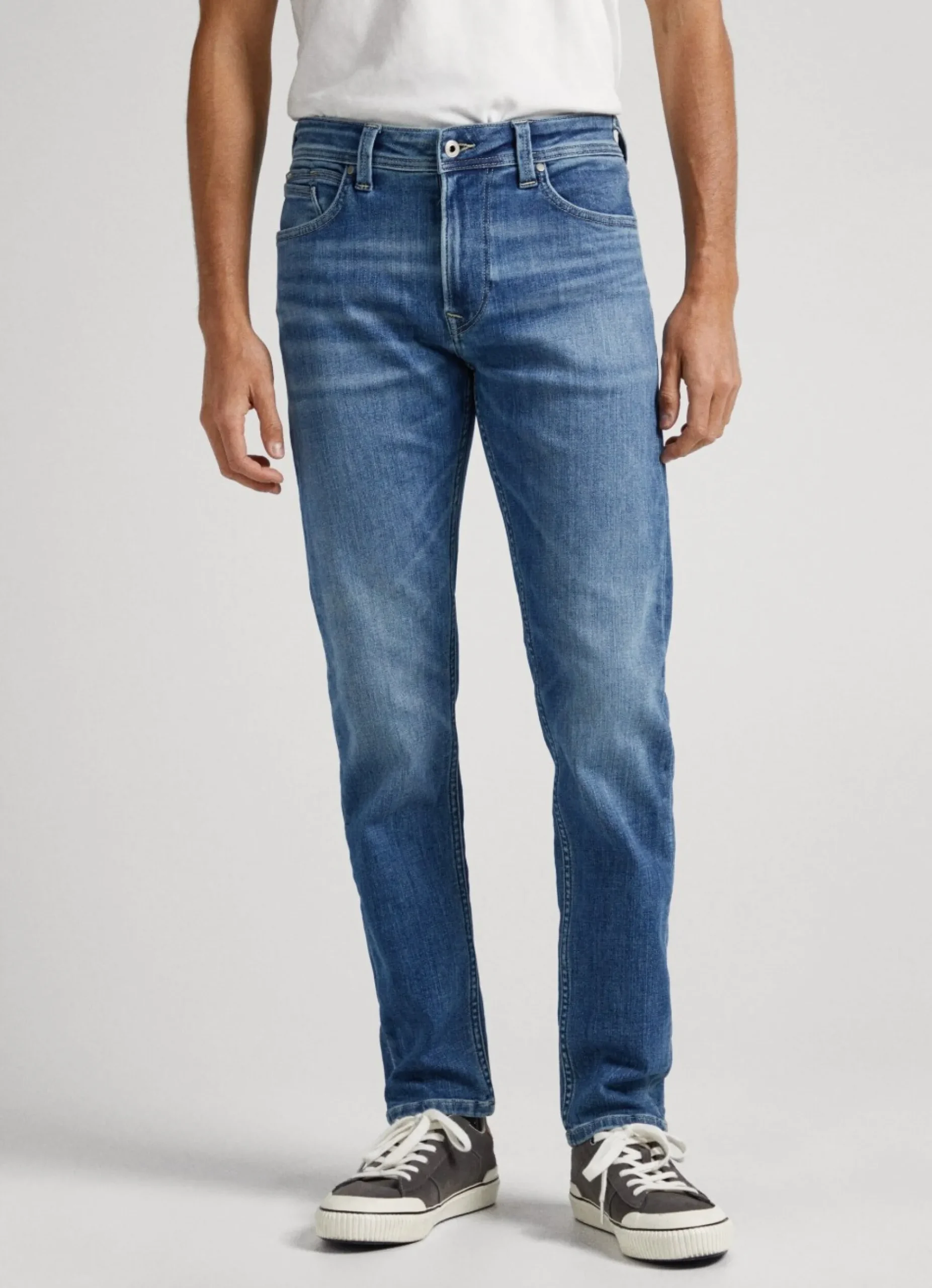 Homem Pepe Jeans Slim>Jeans Hatch Regular Slim Fit Mid-Rise