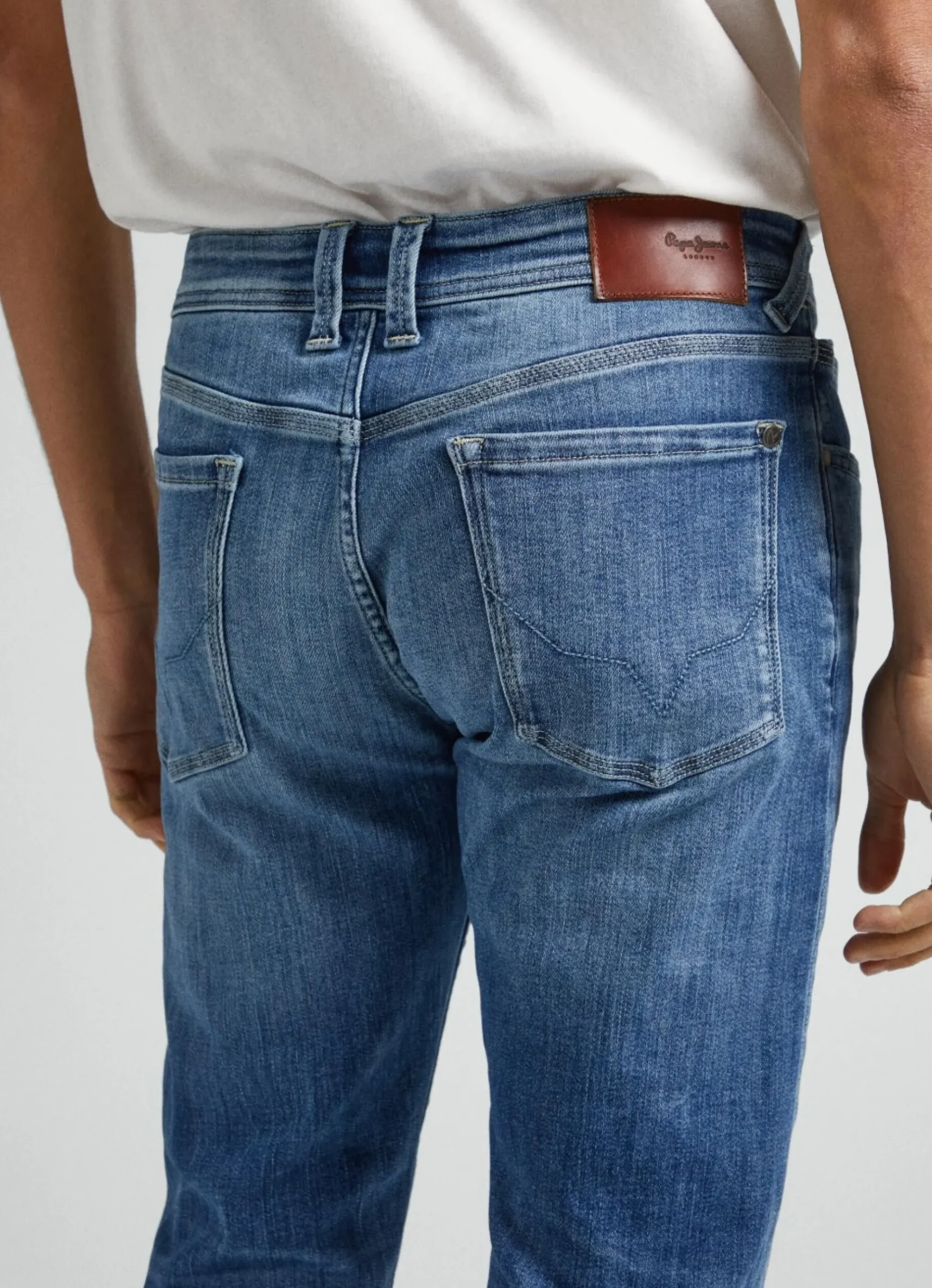 Homem Pepe Jeans Slim>Jeans Hatch Regular Slim Fit Mid-Rise