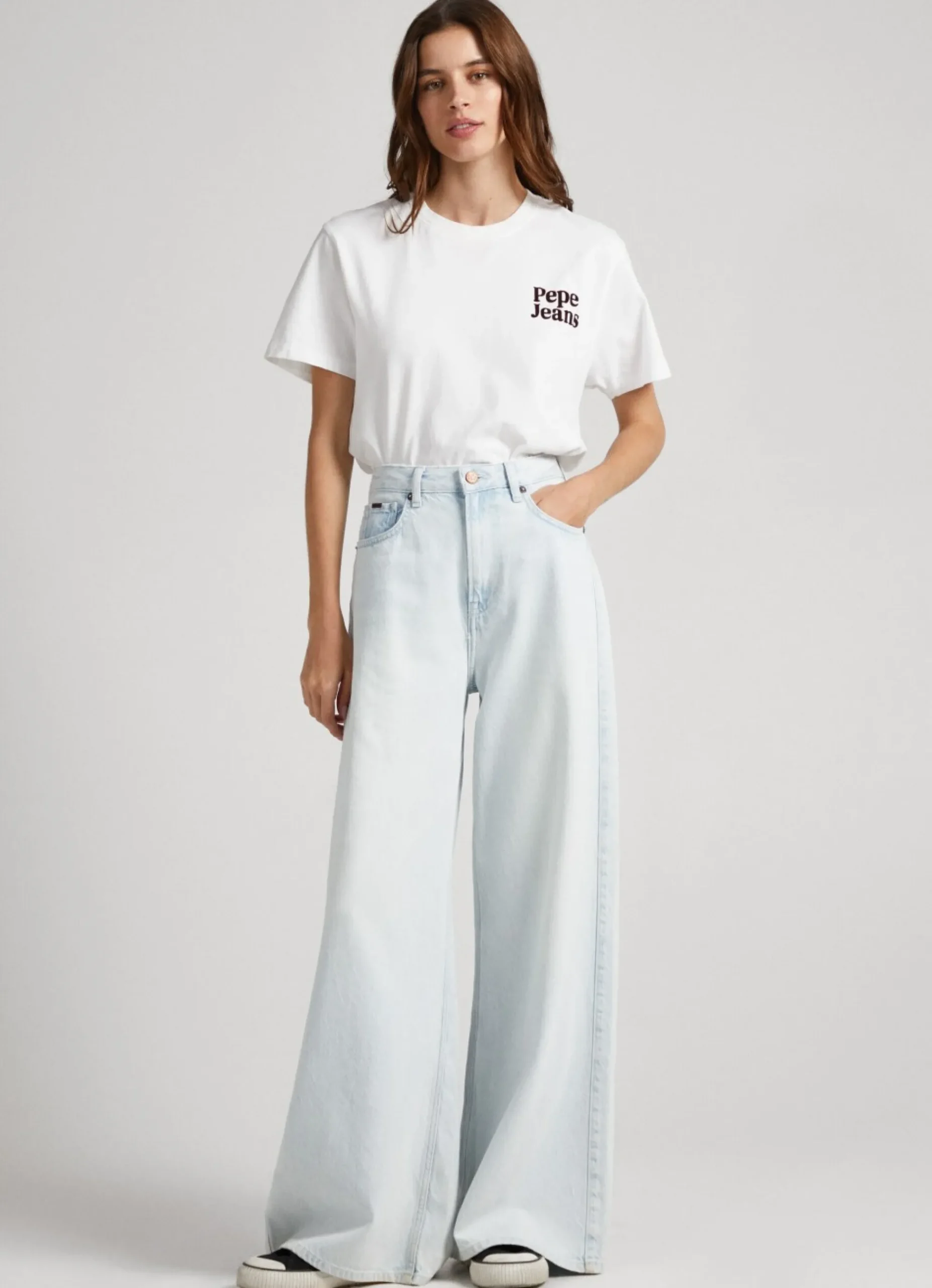 Mulher Pepe Jeans Trends>Jeans Jaimy Wide Fit High Rise