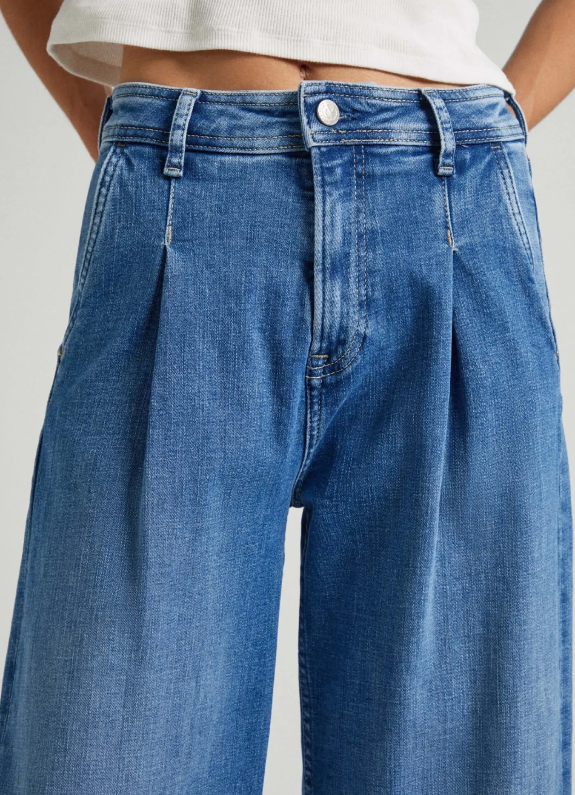 Mulher Pepe Jeans Trends>Jeans Lucy Wide Fit High Rise