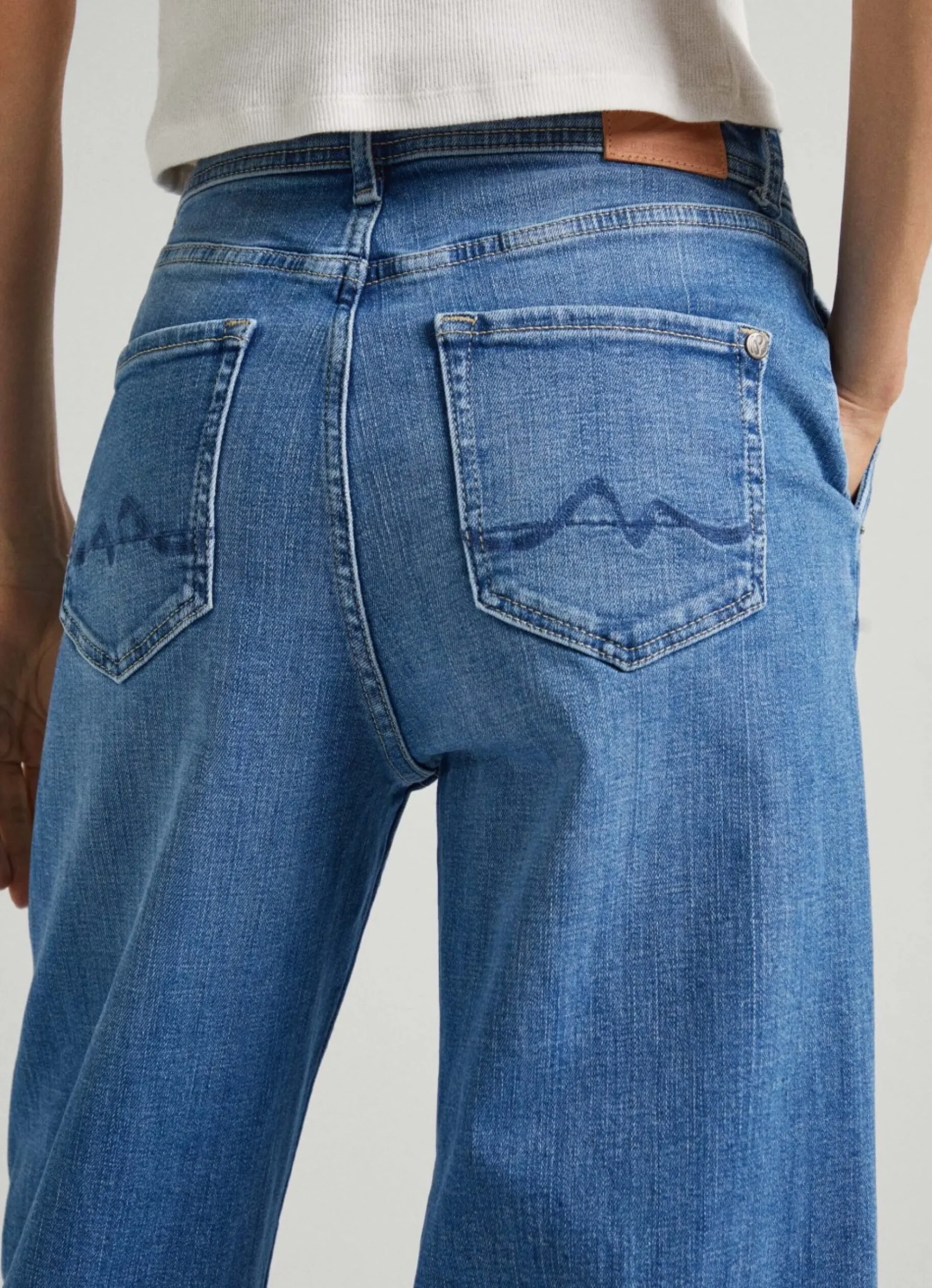 Mulher Pepe Jeans Trends>Jeans Lucy Wide Fit High Rise