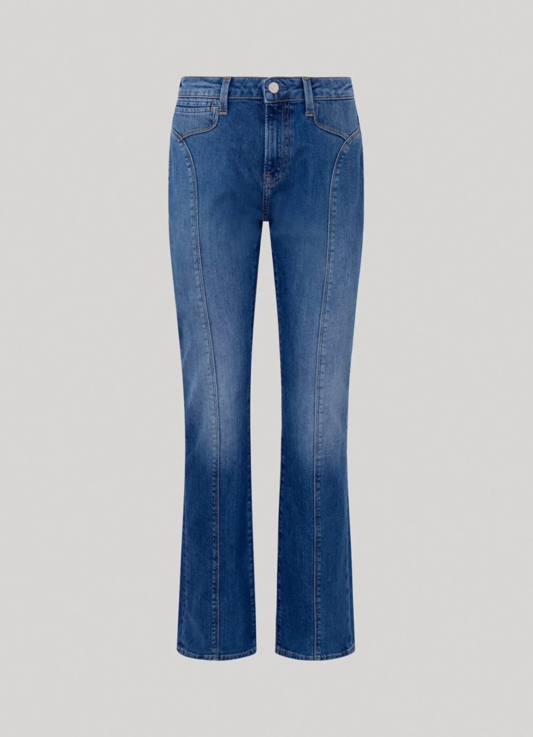 Mulher Pepe Jeans Flare E Boot Cut>Jeans Mid-Rise Lennox Fit Flare