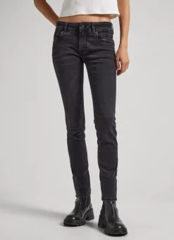 Mulher Pepe Jeans Slim>Jeans New Brooke Regular Fit Mid-Rise